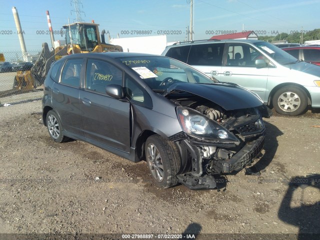 HONDA FIT 2013 jhmge8h58dc070279