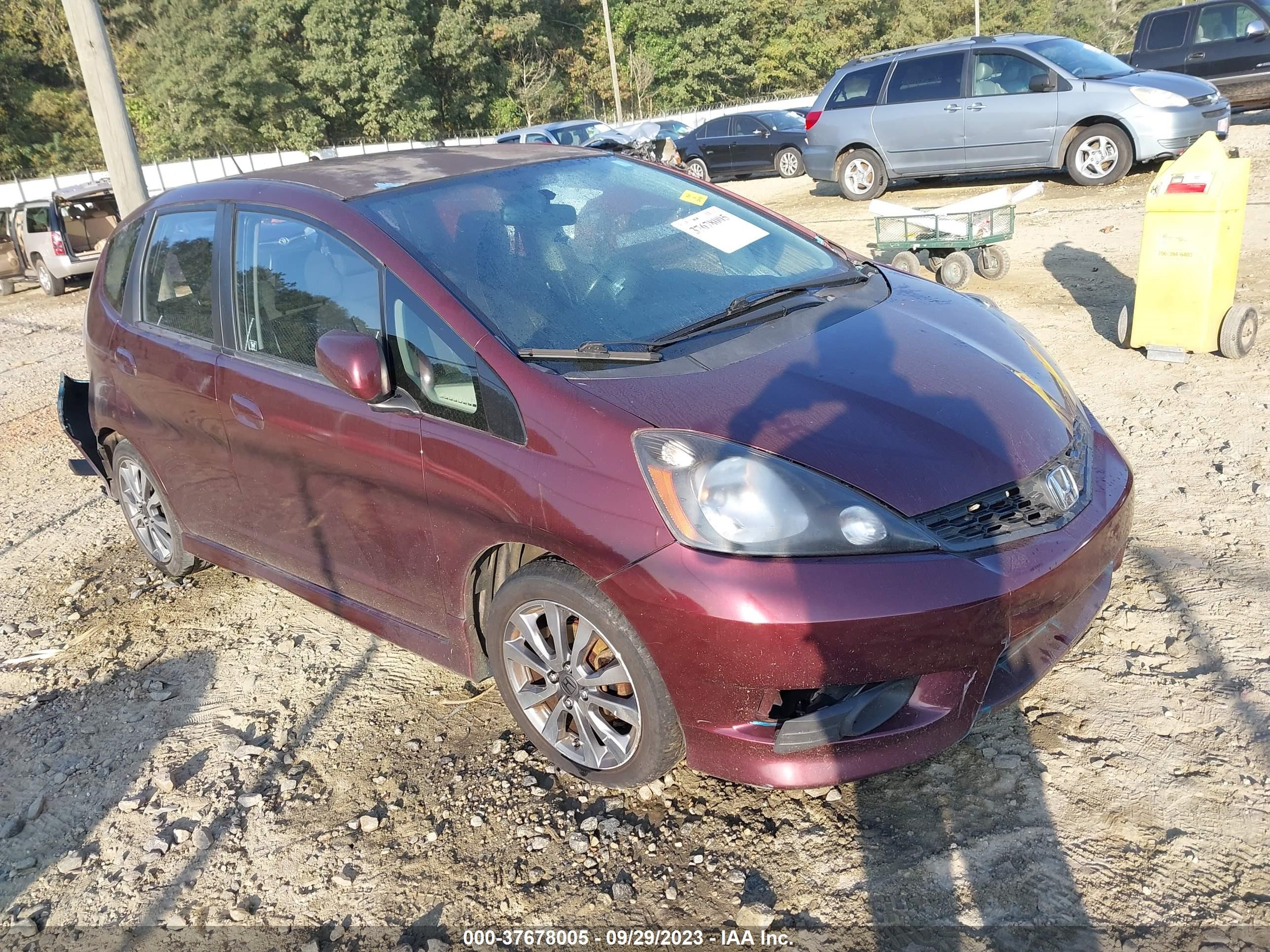 HONDA FIT 2013 jhmge8h59dc037940