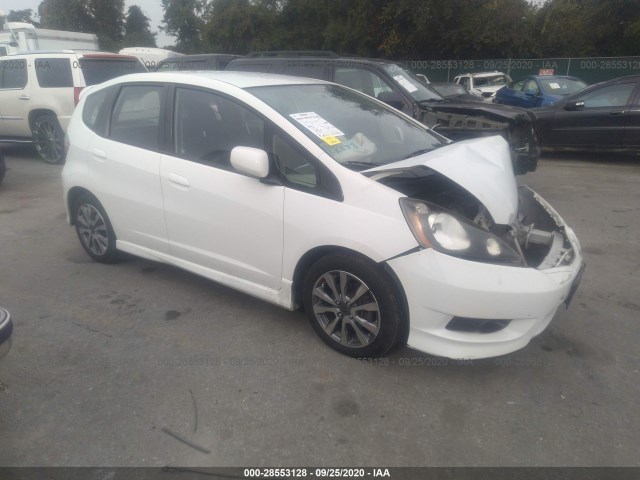 HONDA FIT 2013 jhmge8h59dc057444