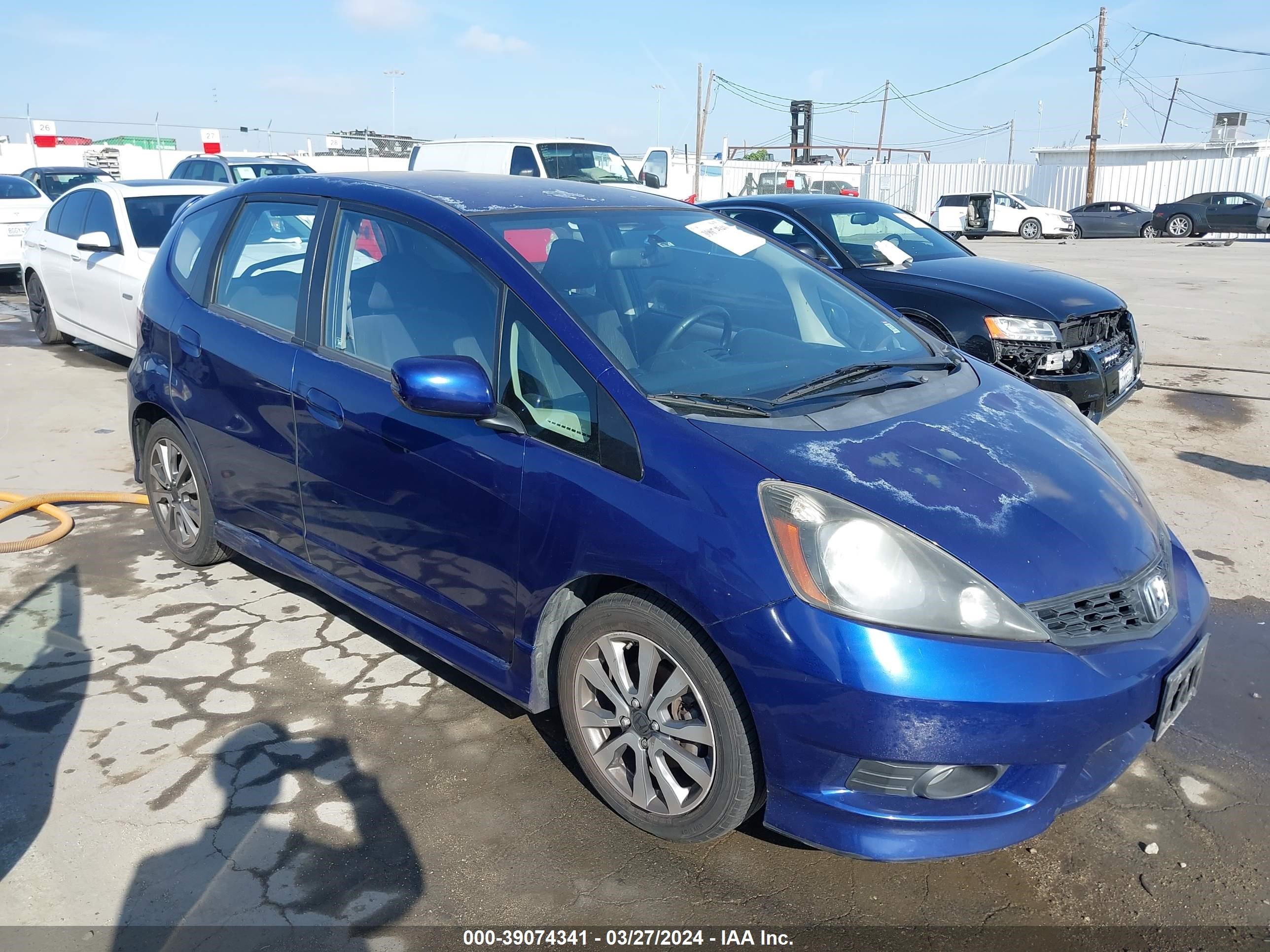 HONDA FIT 2013 jhmge8h61dc055017