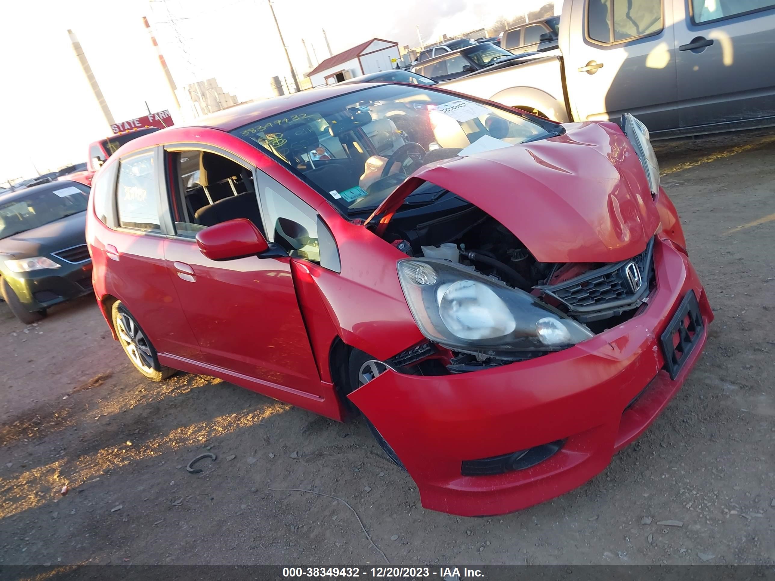 HONDA FIT 2013 jhmge8h66dc052775