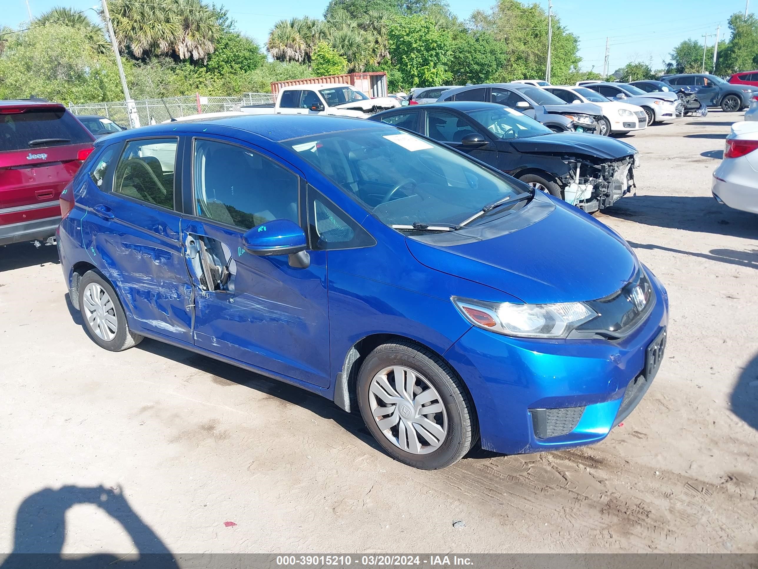 HONDA FIT 2017 jhmgk5h53hs011904