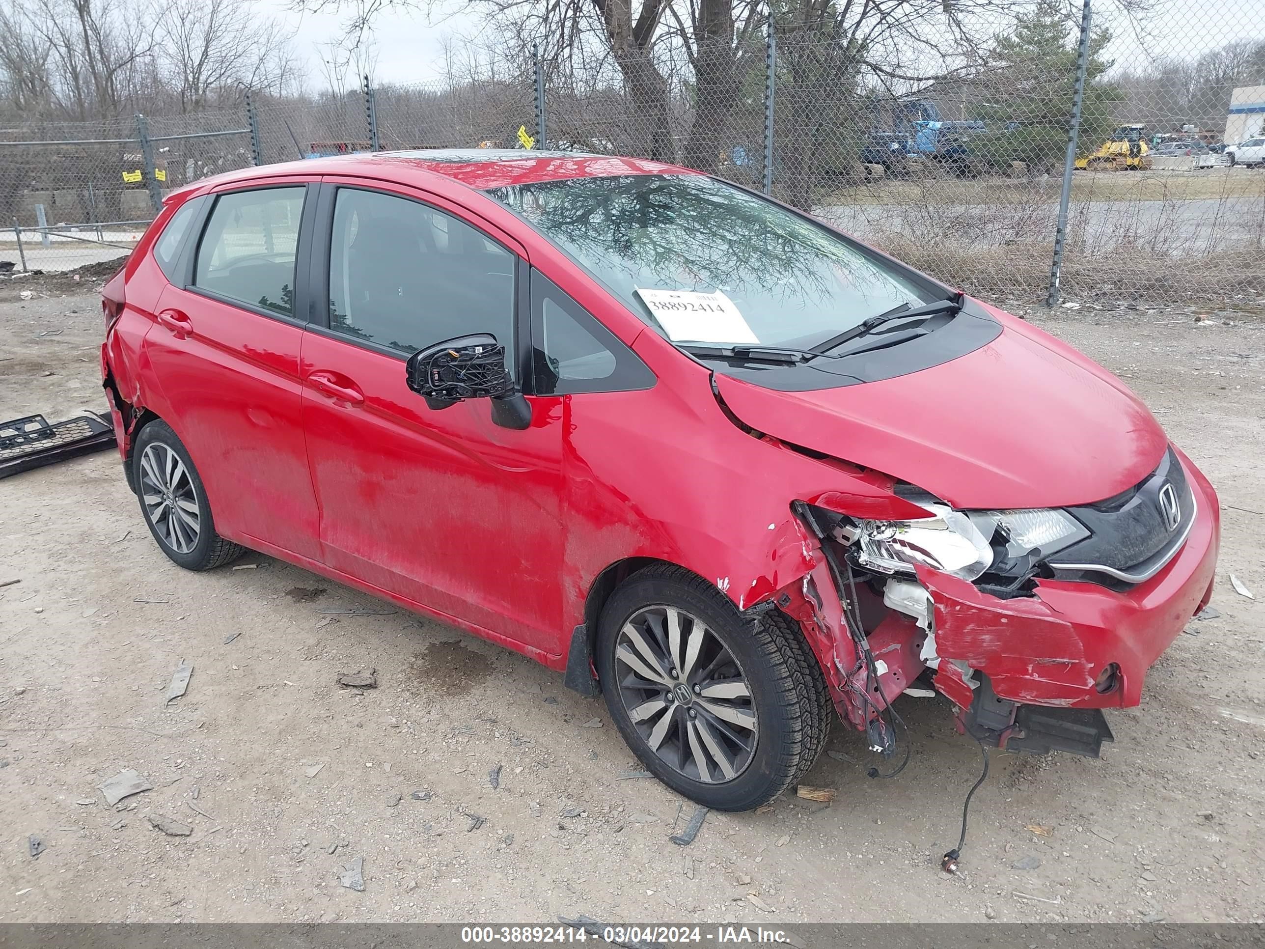 HONDA FIT 2016 jhmgk5h70gx044586