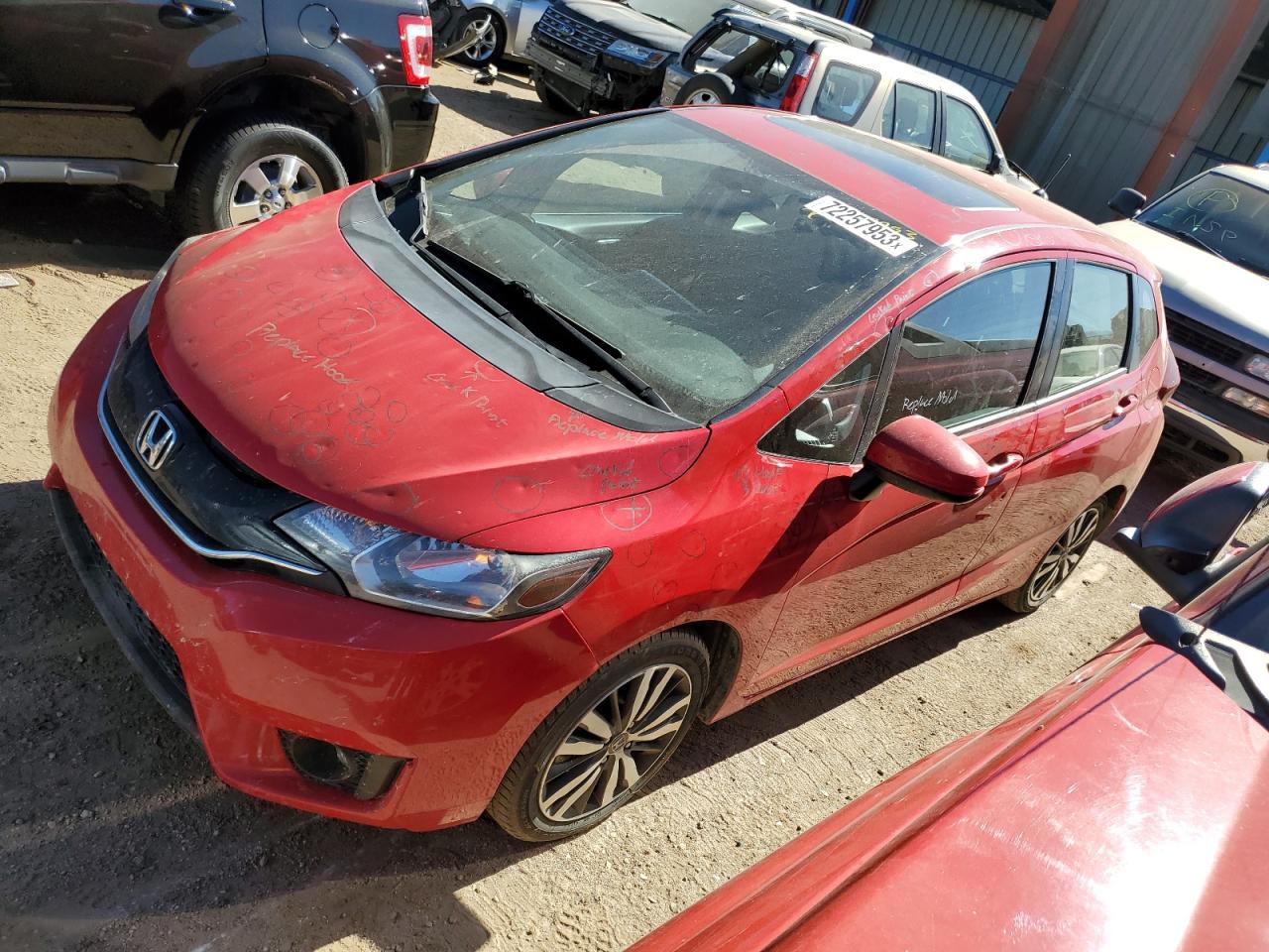 HONDA FIT 2016 jhmgk5h75gx042736