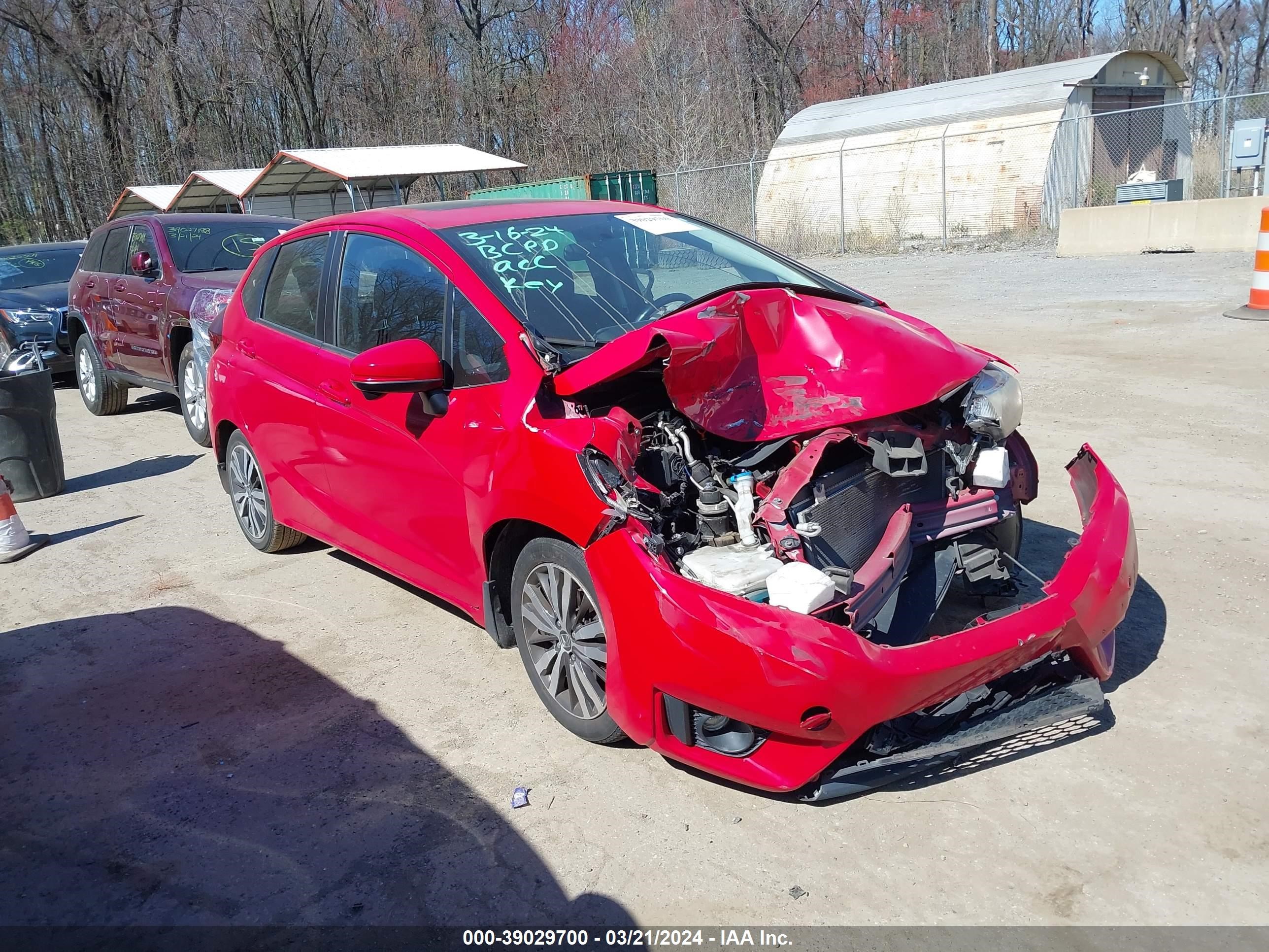 HONDA FIT 2016 jhmgk5h78gx045971