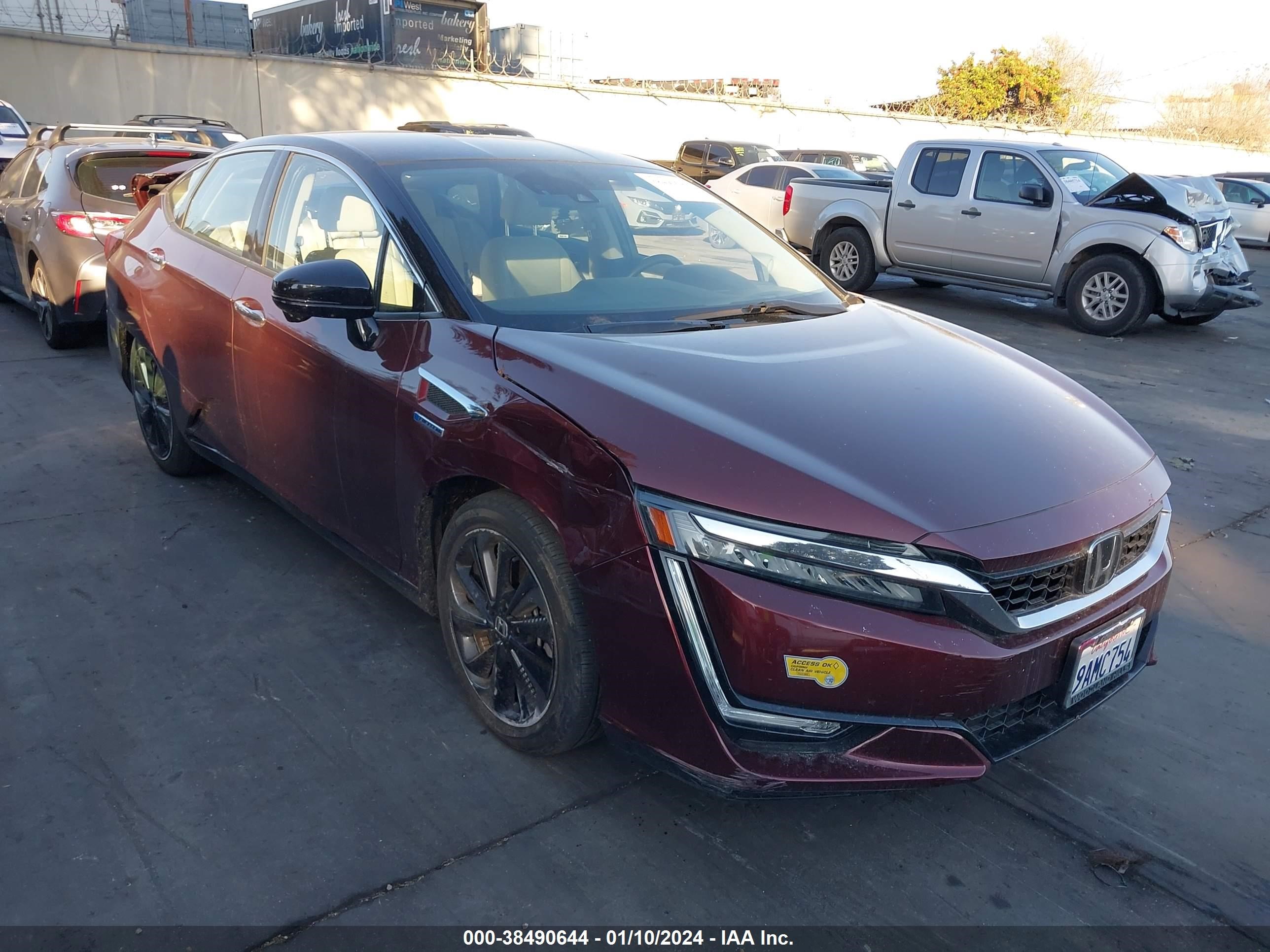 HONDA CLARITY 2021 jhmzc4f81mc000191