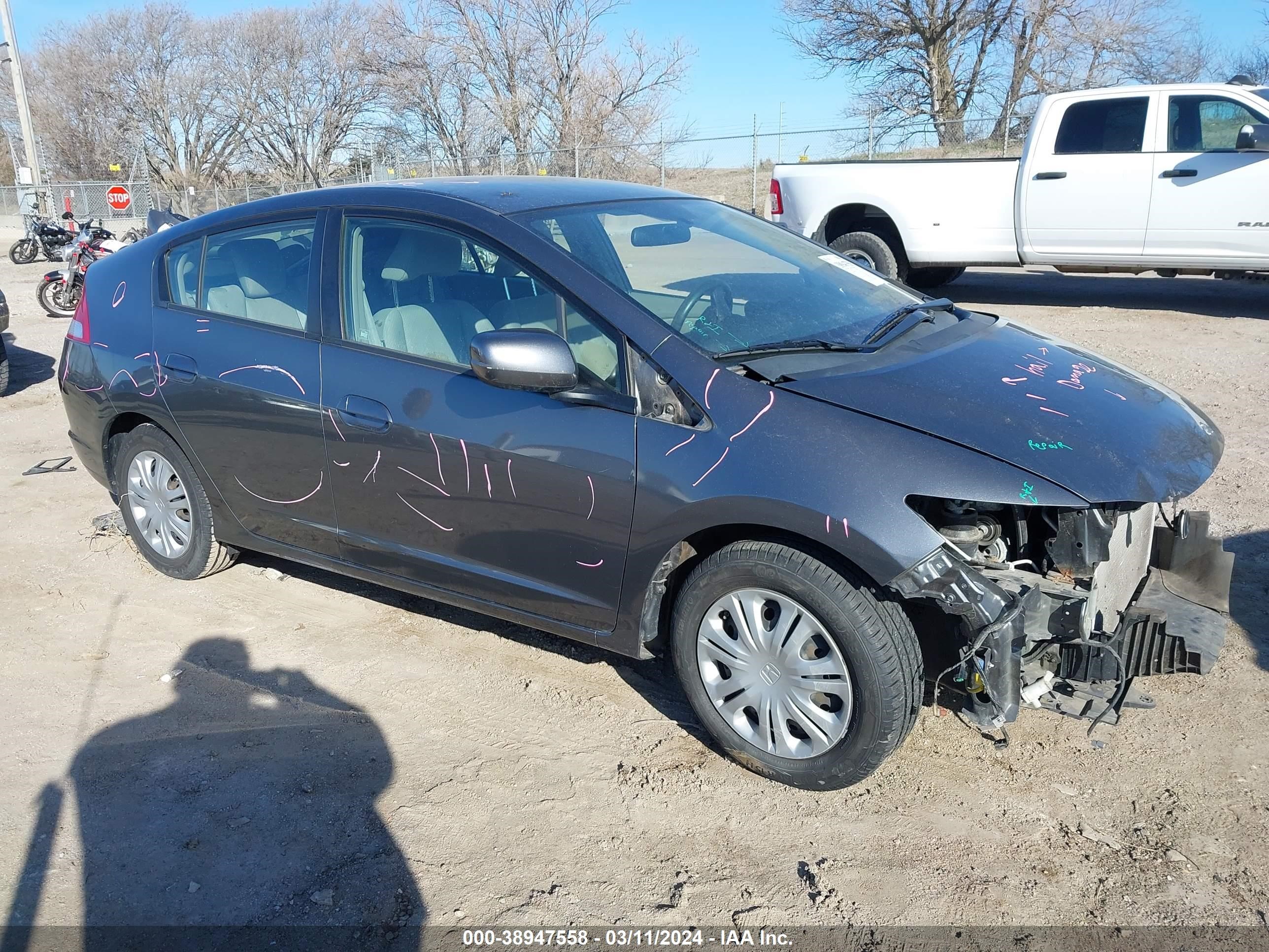 HONDA INSIGHT 2011 jhmze2h38bs003379