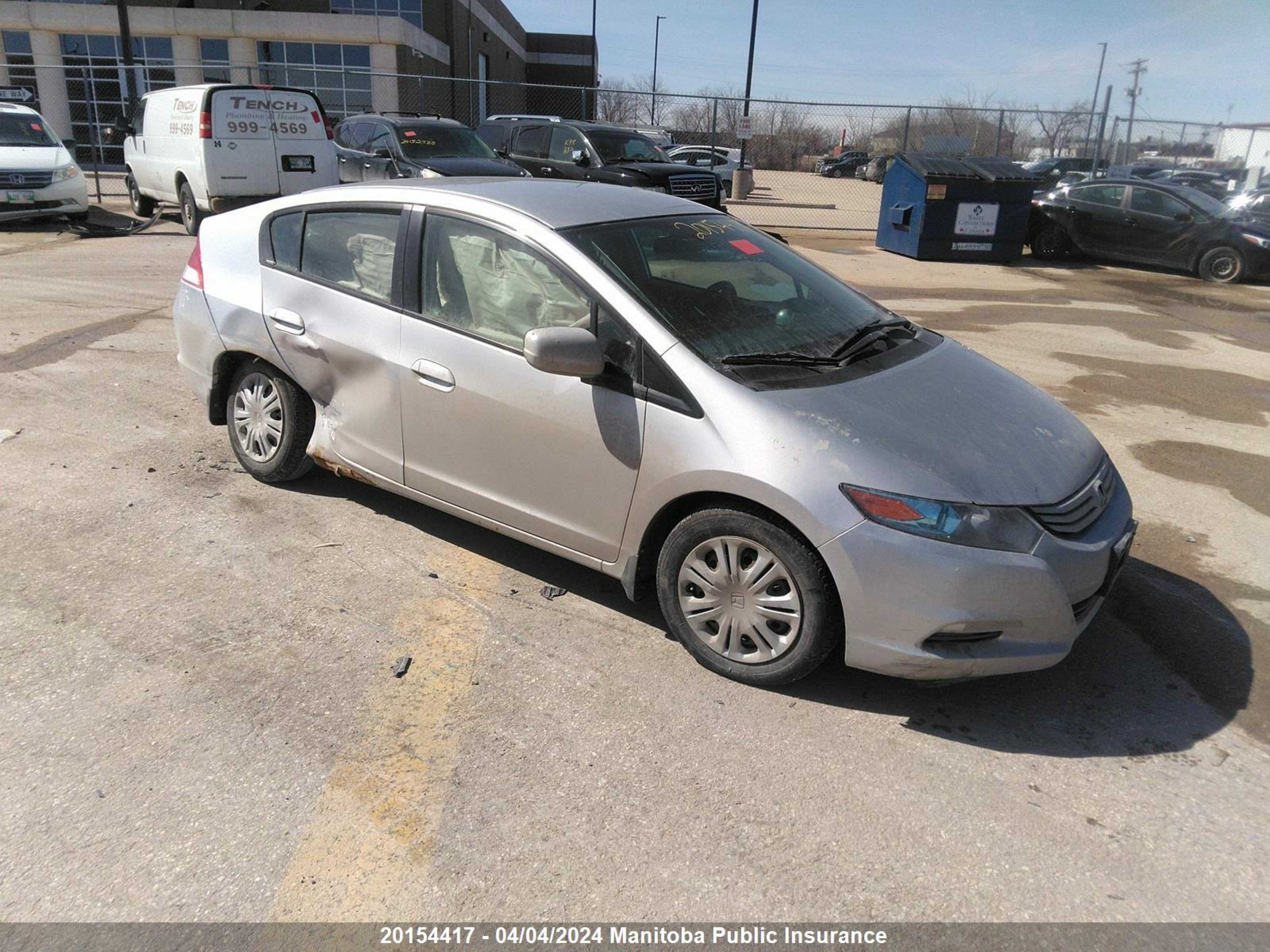 HONDA INSIGHT 2010 jhmze2h52as801229