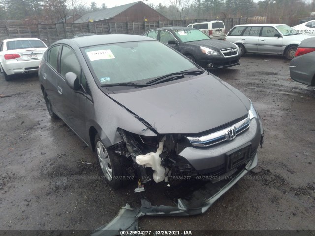 HONDA INSIGHT 2012 jhmze2h52cs002375