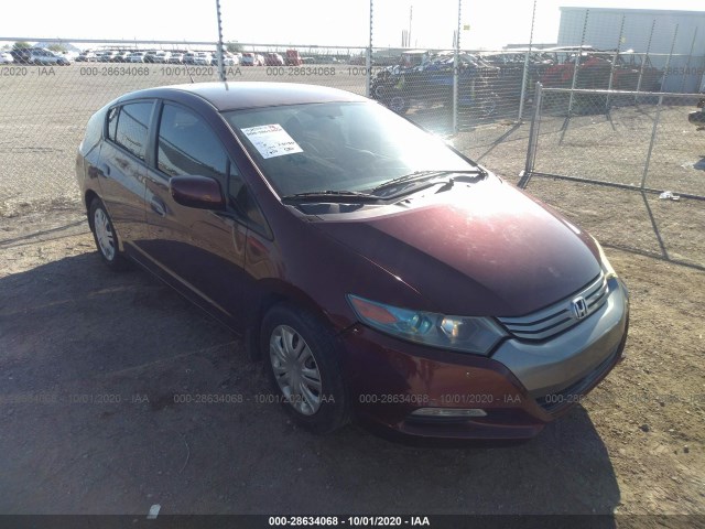 HONDA INSIGHT 2011 jhmze2h53bs003582