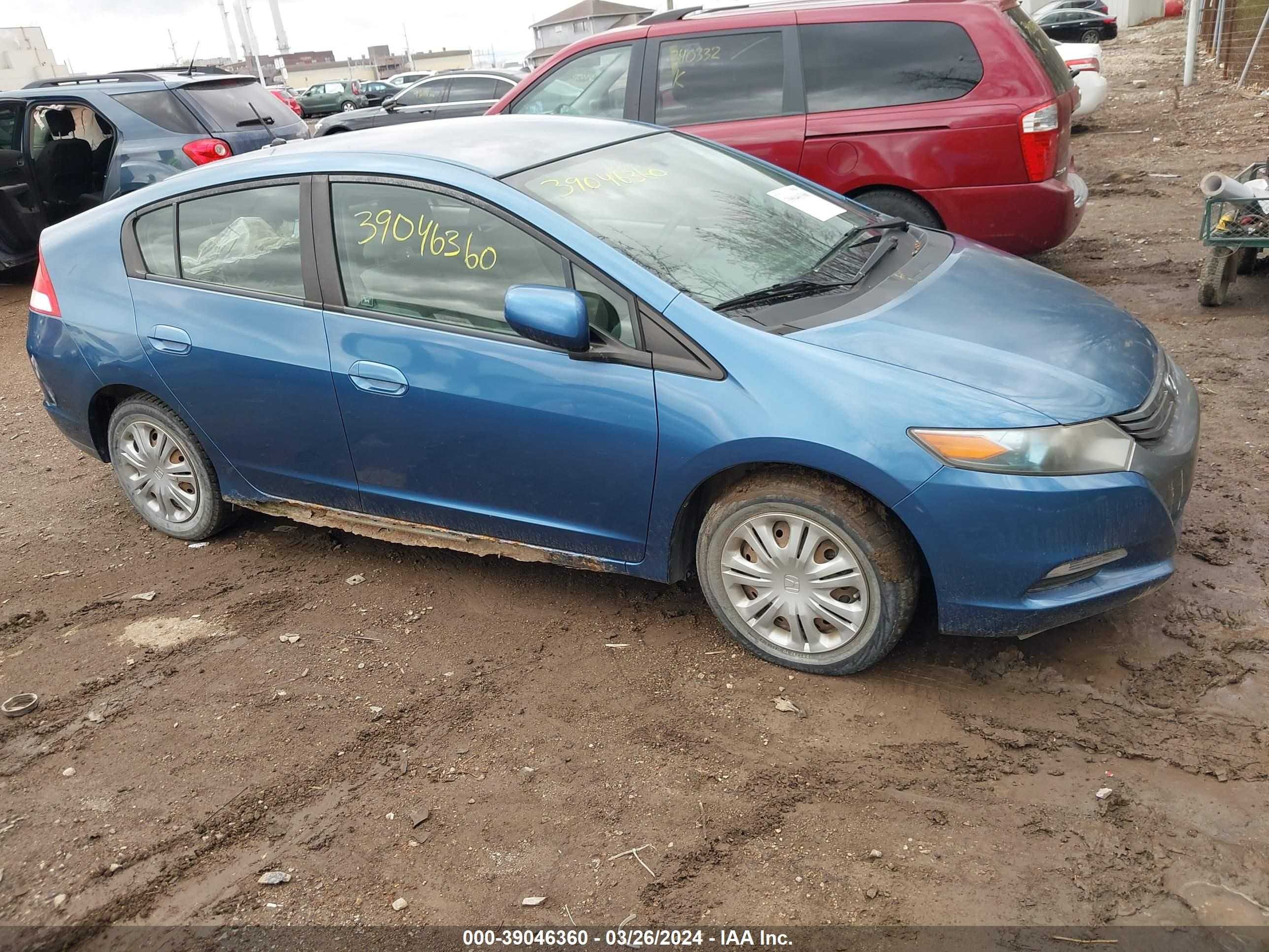 HONDA INSIGHT 2010 jhmze2h57as009514