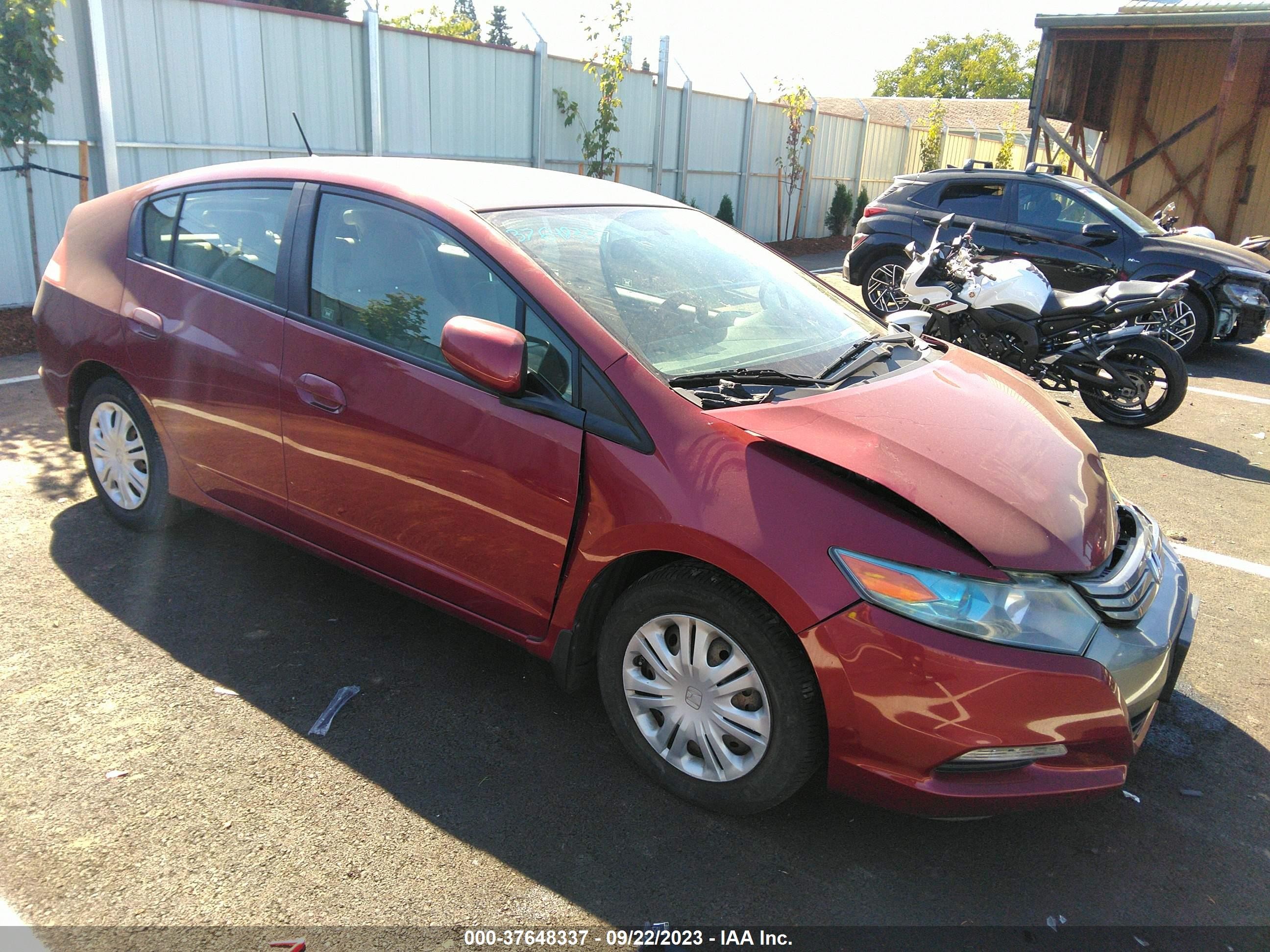 HONDA INSIGHT 2010 jhmze2h5xas032866