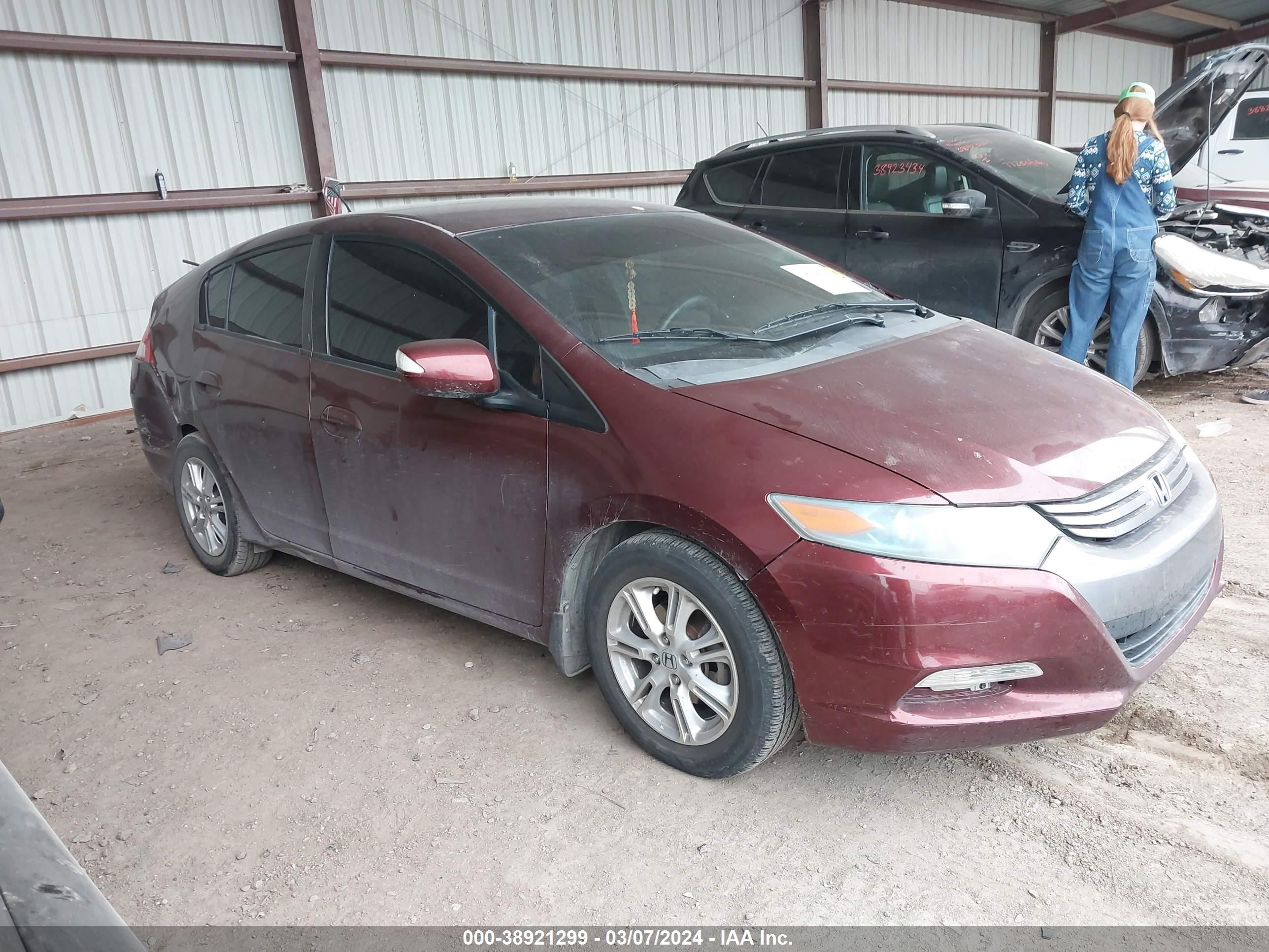 HONDA INSIGHT 2011 jhmze2h72bs005986