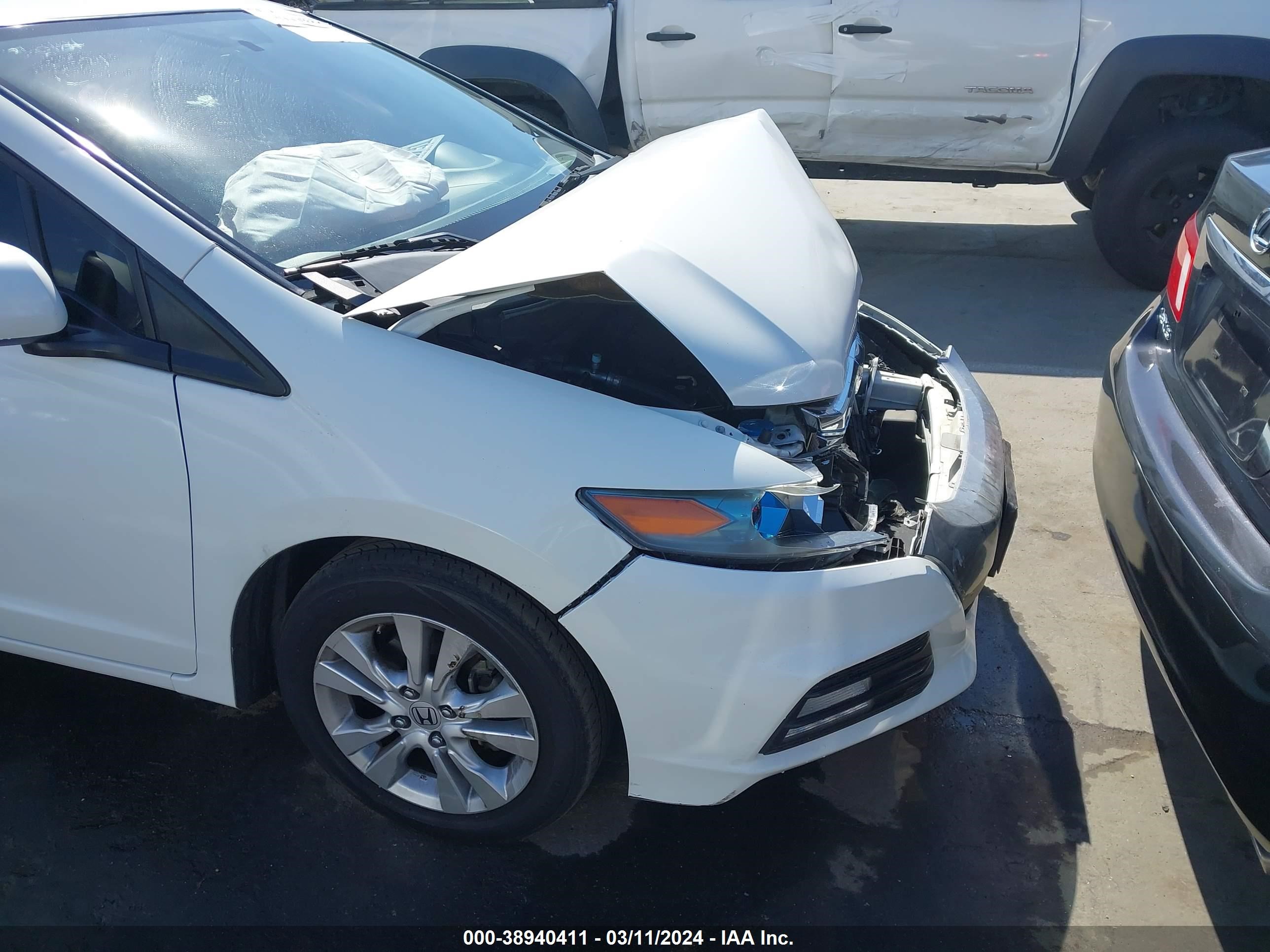 HONDA INSIGHT 2012 jhmze2h74cs003755