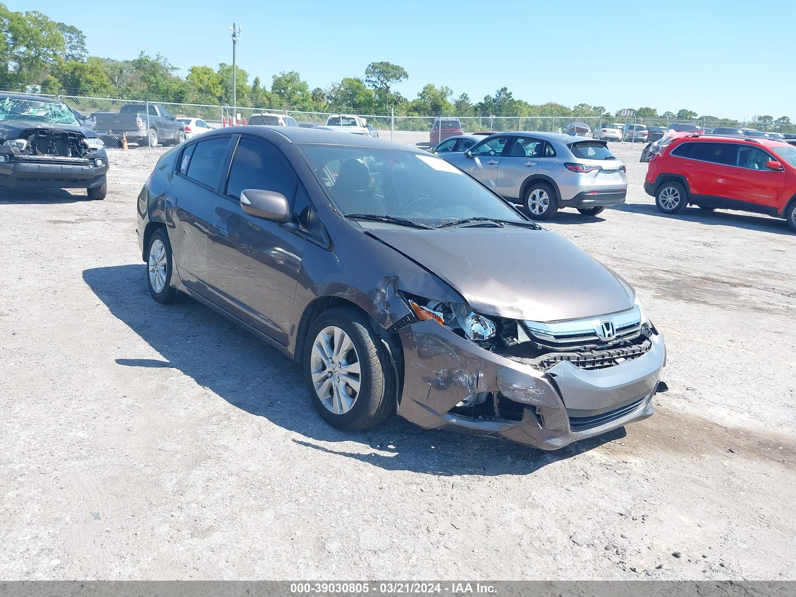 HONDA INSIGHT 2012 jhmze2h75cs005773