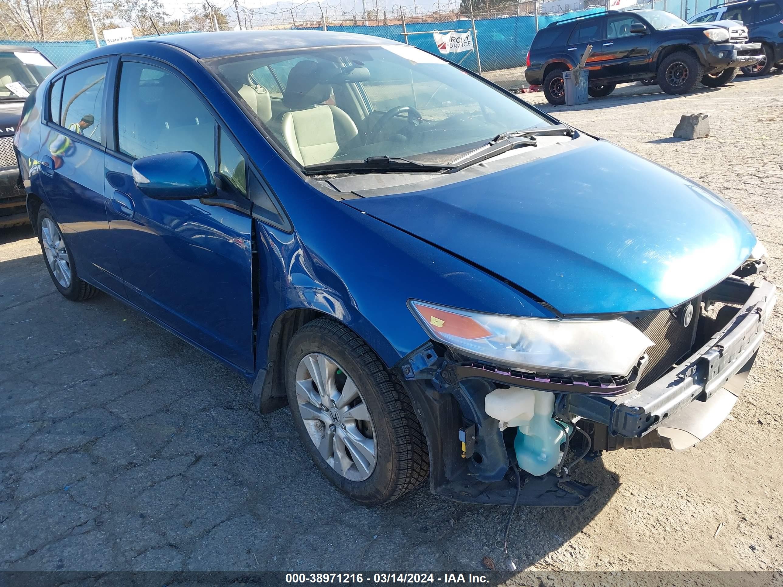 HONDA INSIGHT 2014 jhmze2h76es000486