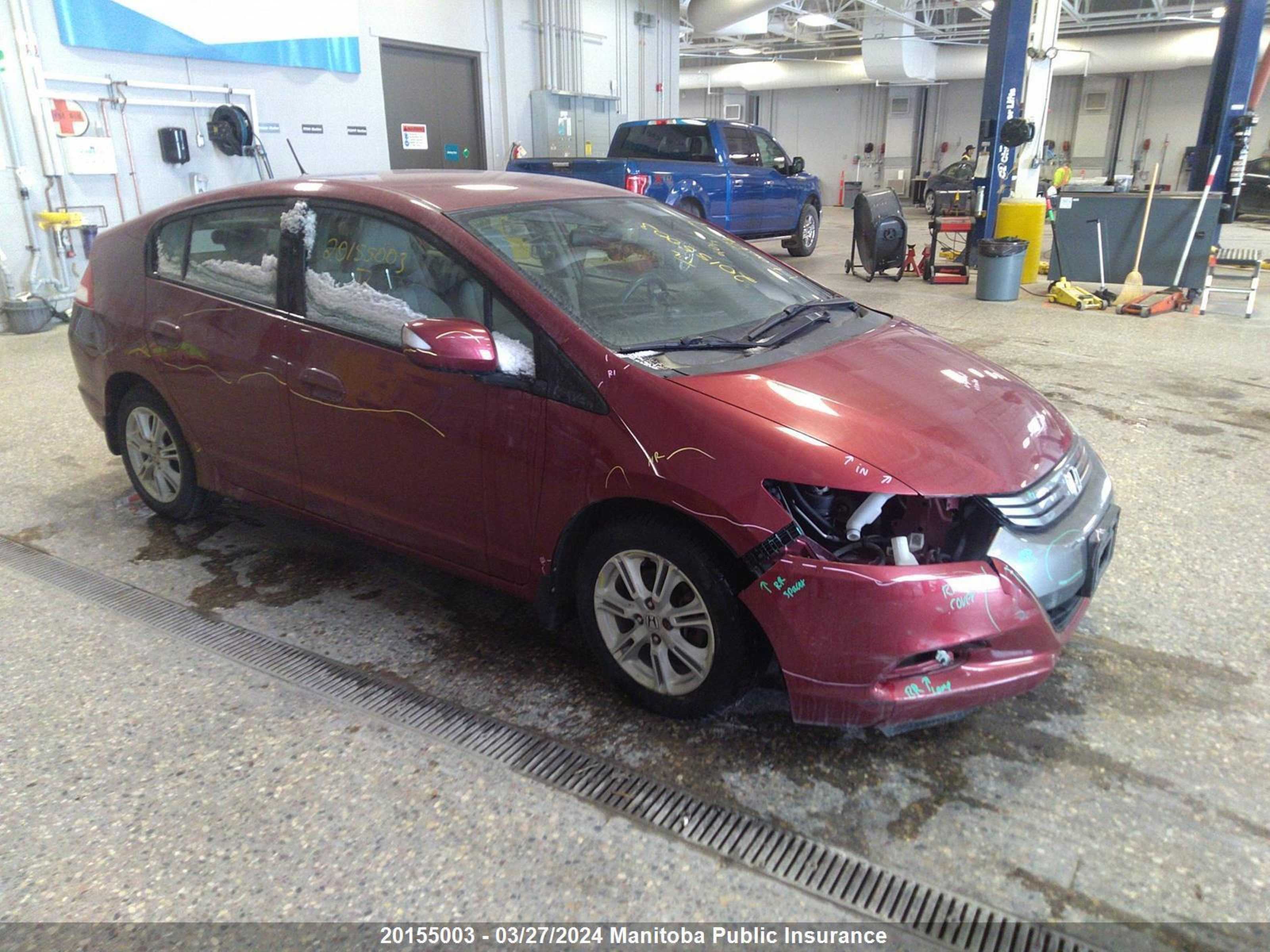 HONDA INSIGHT 2010 jhmze2h7xas801075