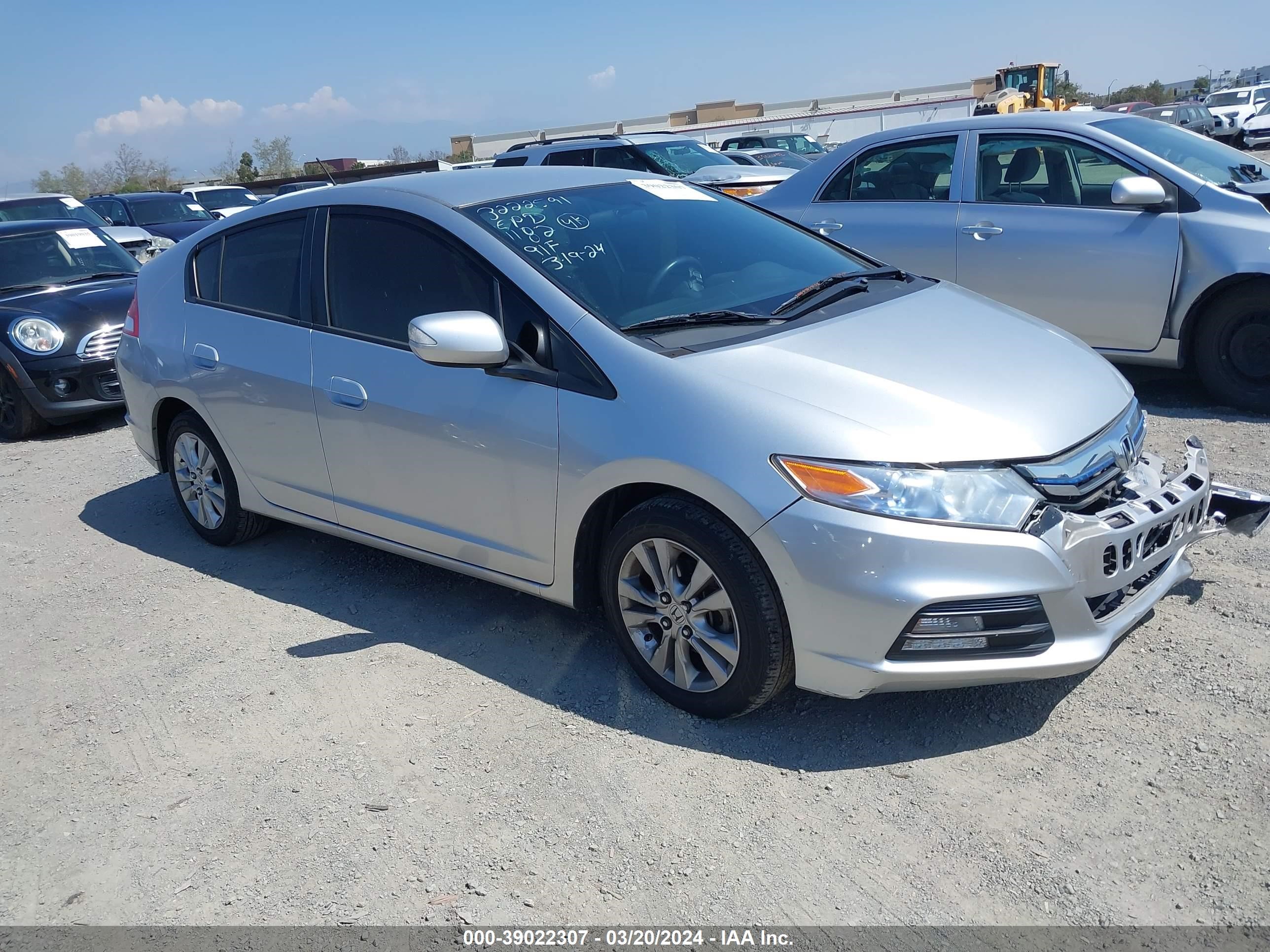 HONDA INSIGHT 2013 jhmze2h7xds001977