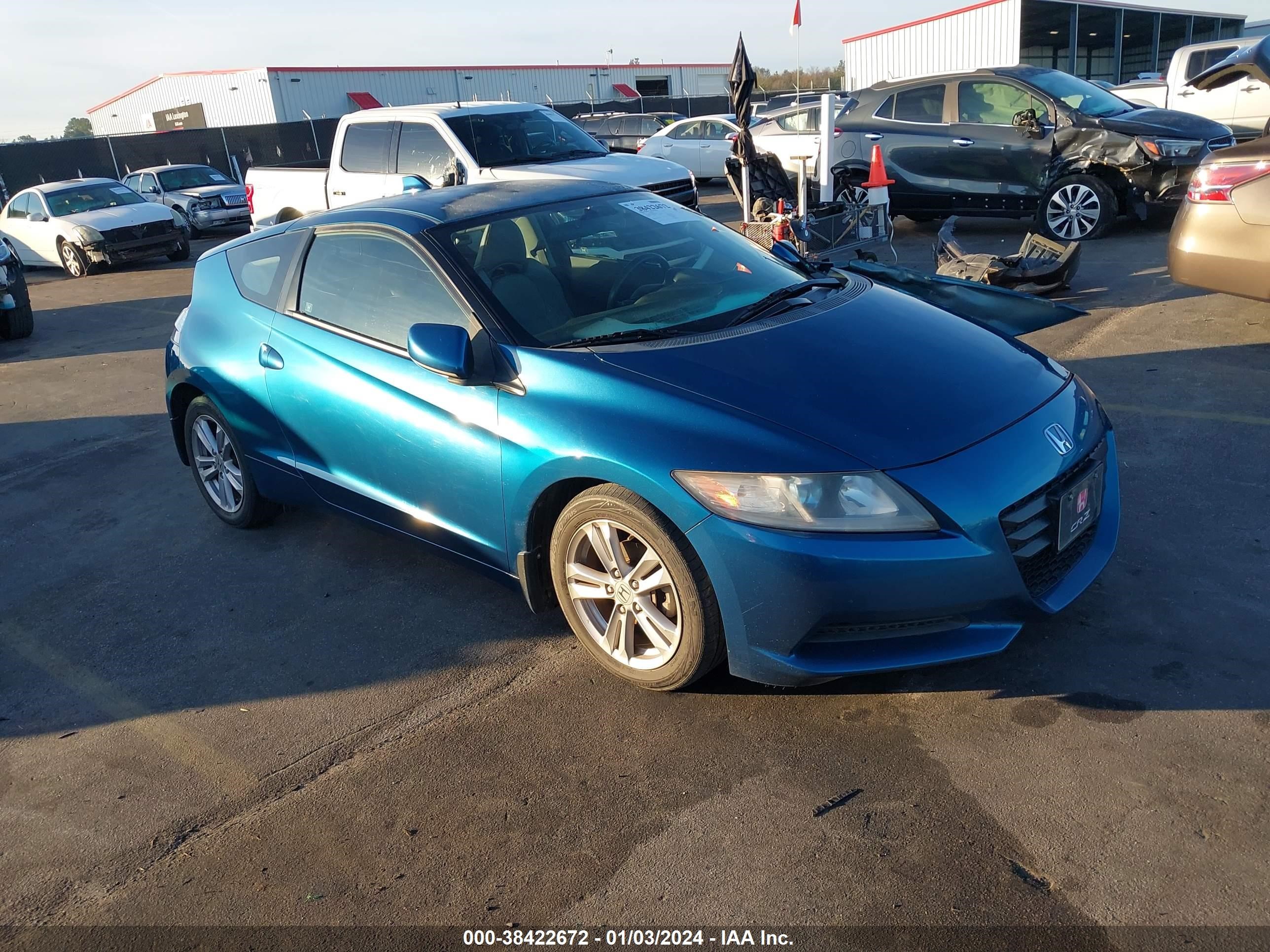 HONDA CR-Z 2011 jhmzf1d46bs015391