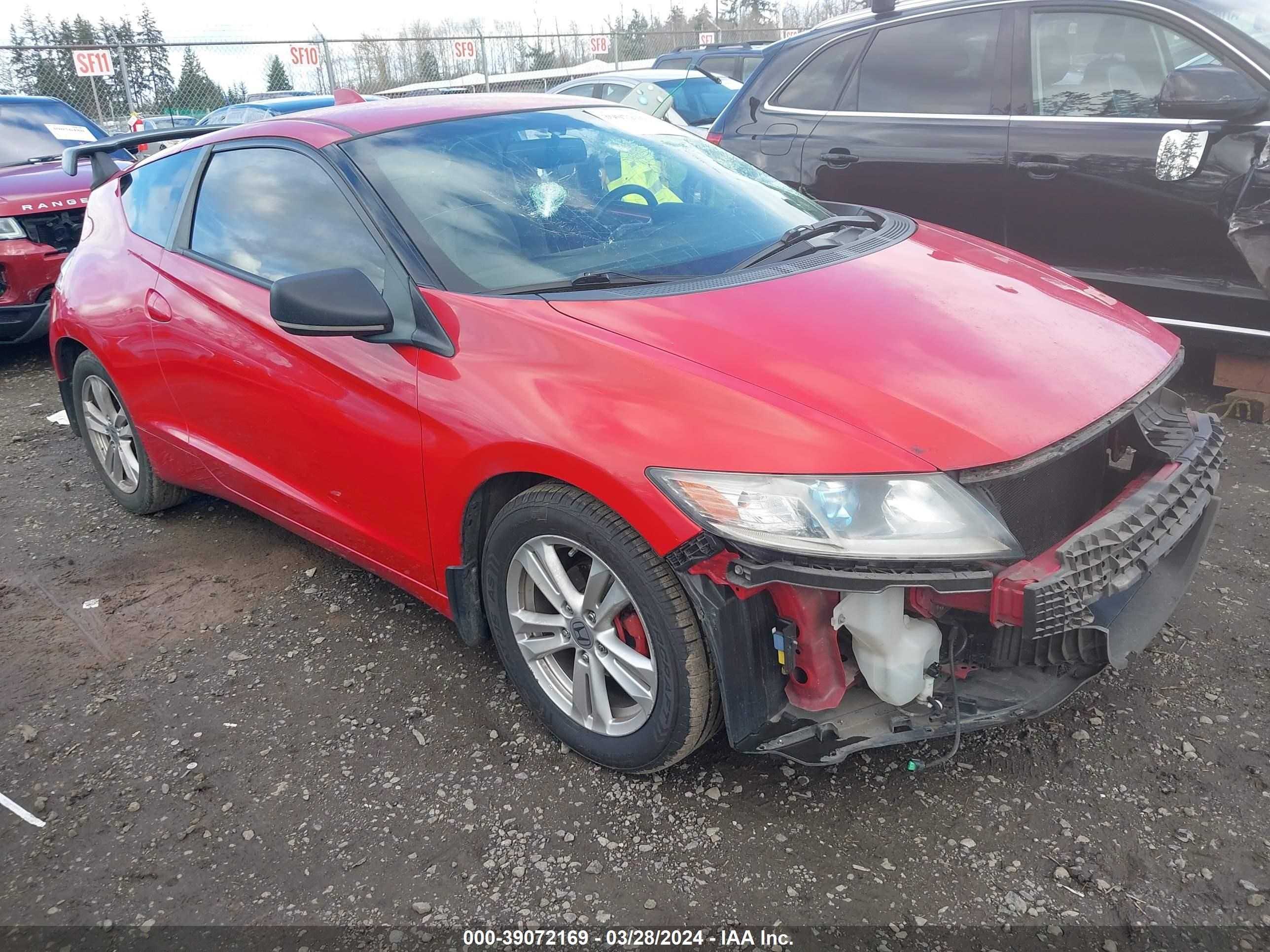 HONDA CR-Z 2011 jhmzf1d64bs005332