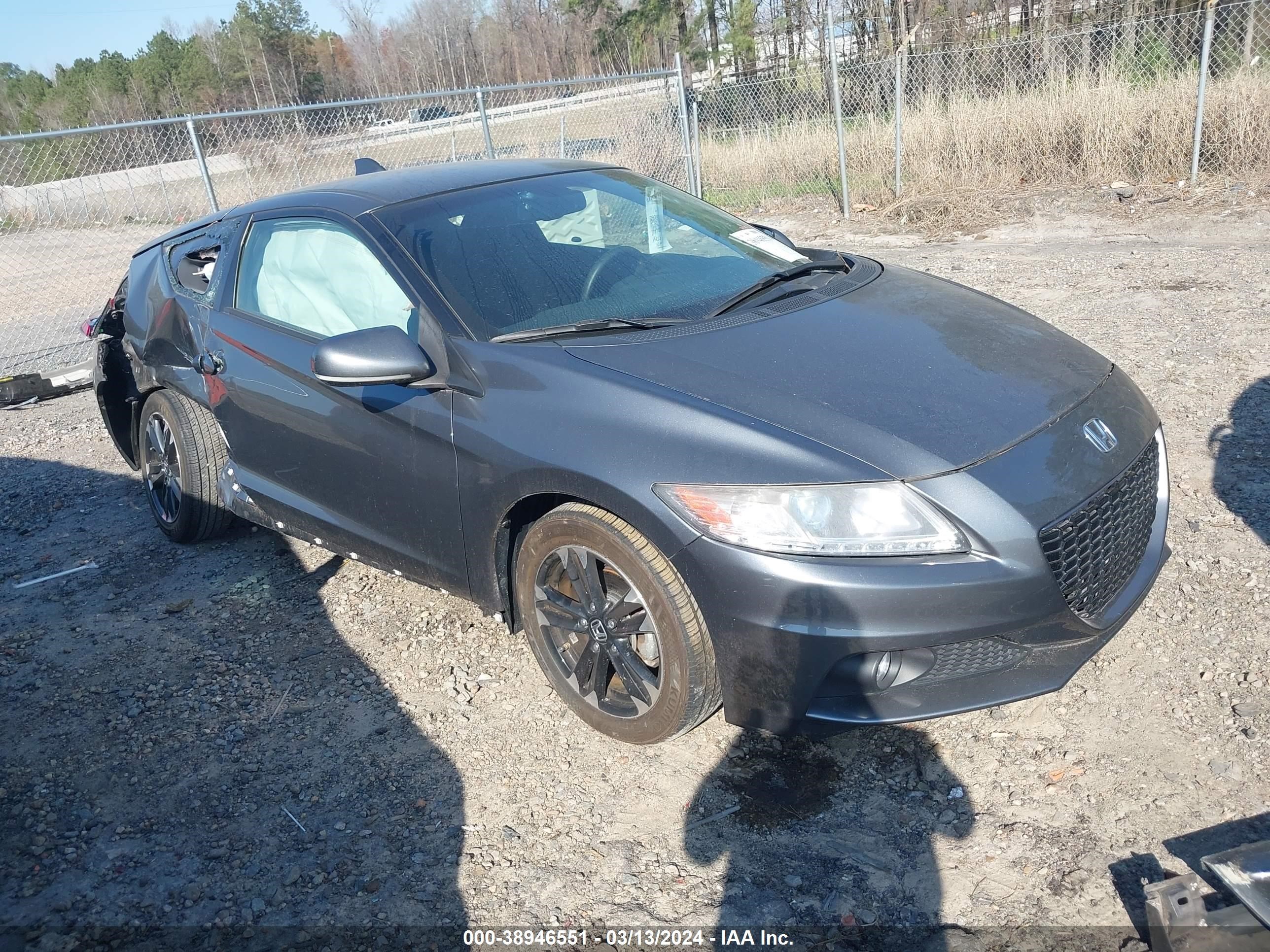 HONDA CR-Z 2015 jhmzf1d64fs000041