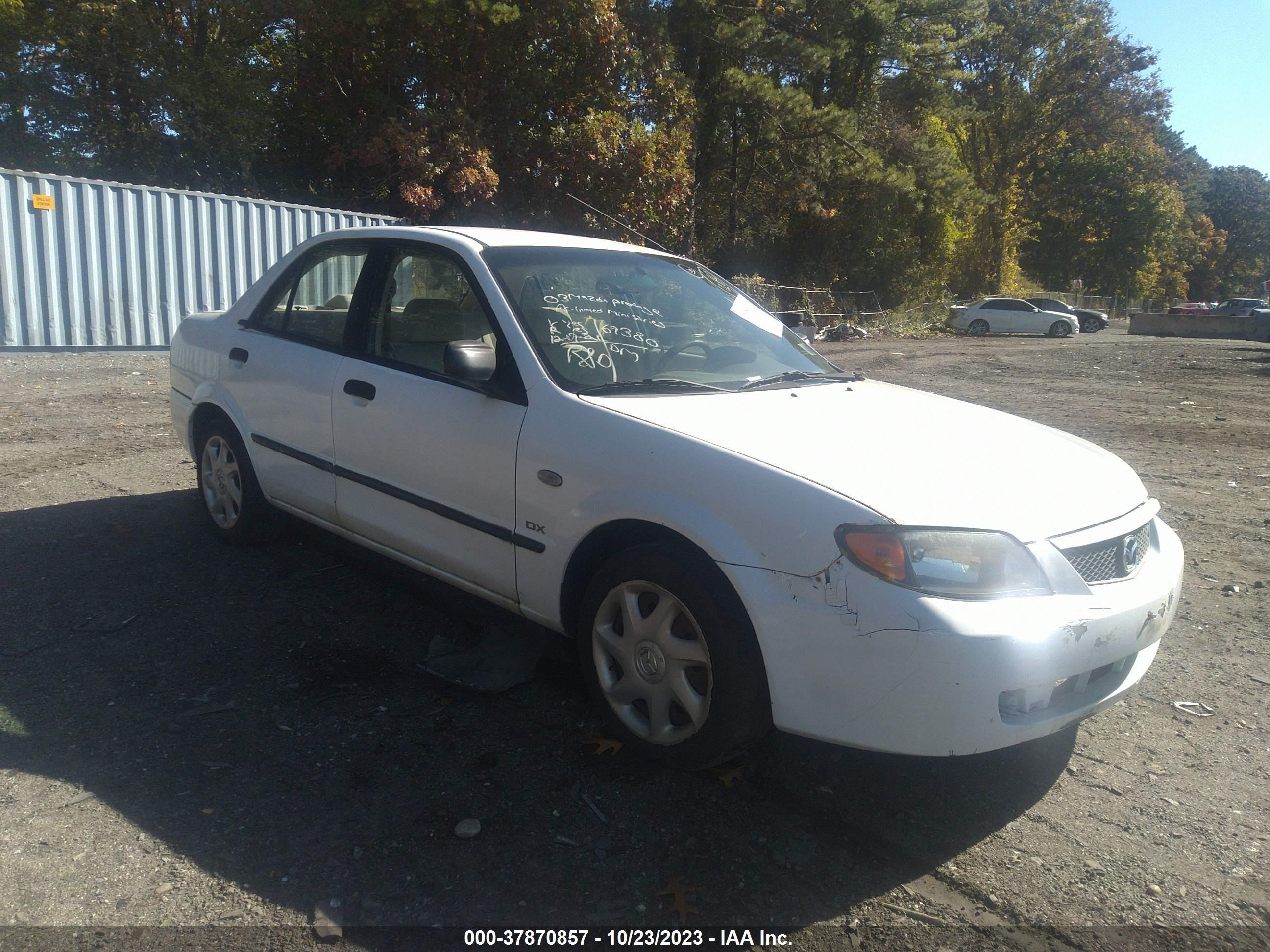 MAZDA PROTEGE 2003 jm1bj225430187063