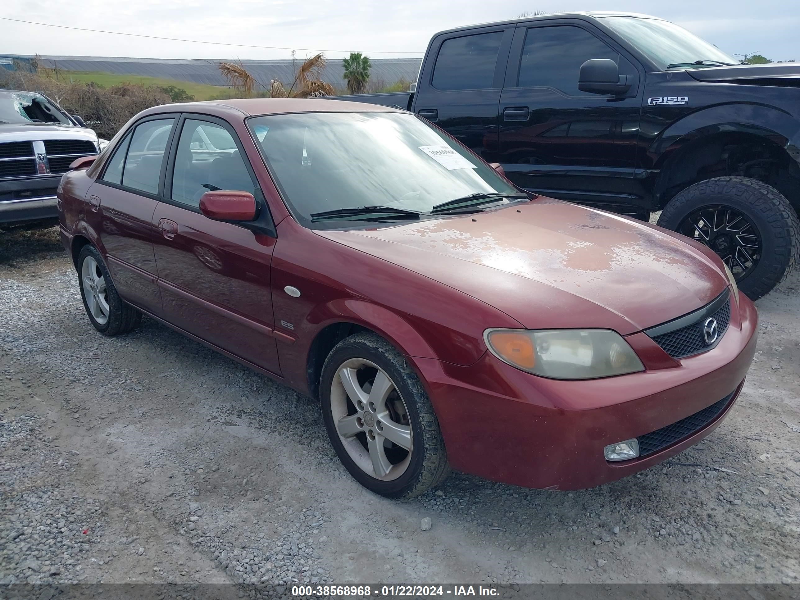 MAZDA PROTEGE 2002 jm1bj225720603122