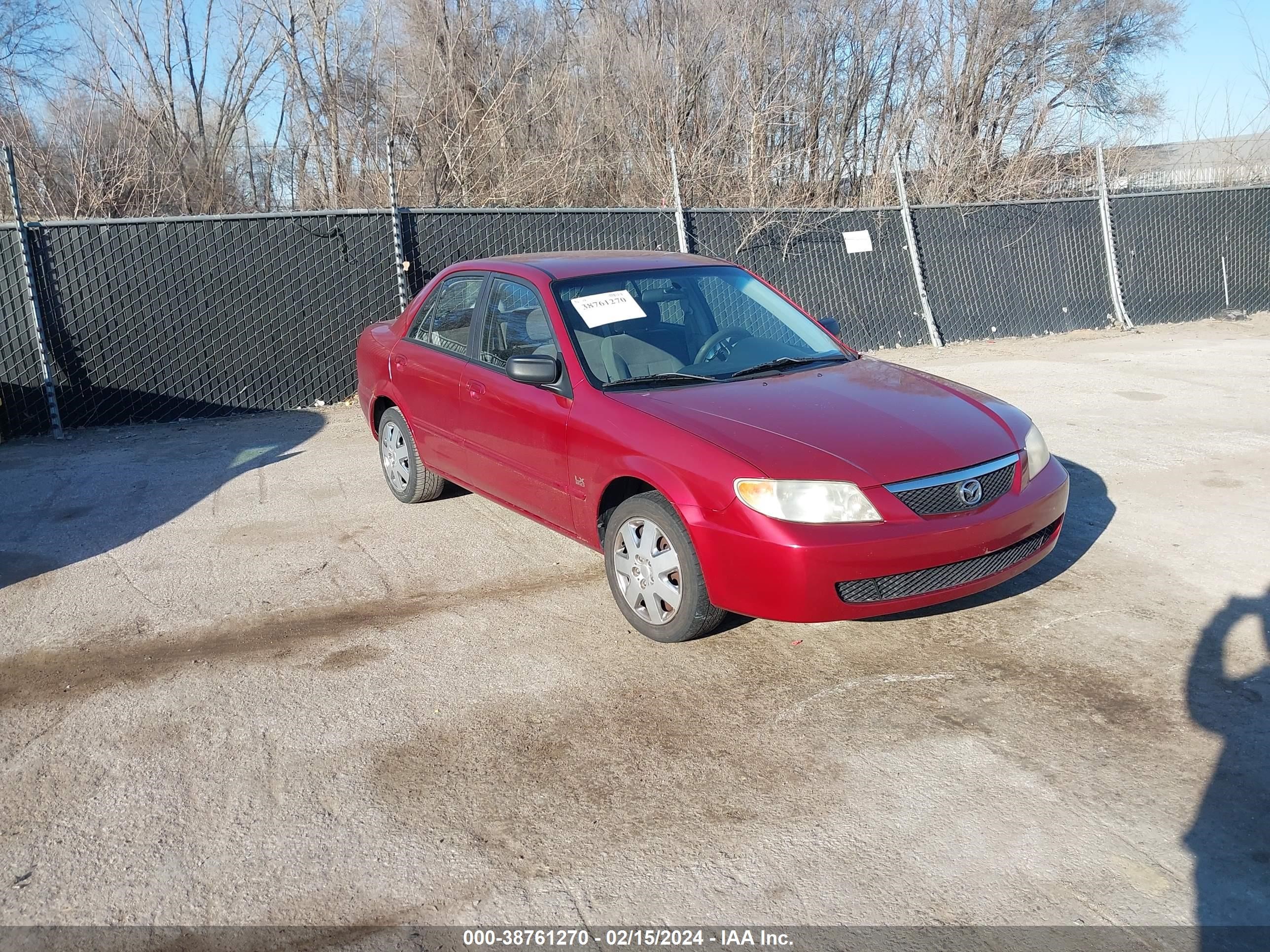 MAZDA PROTEGE 2001 jm1bj225x10437452