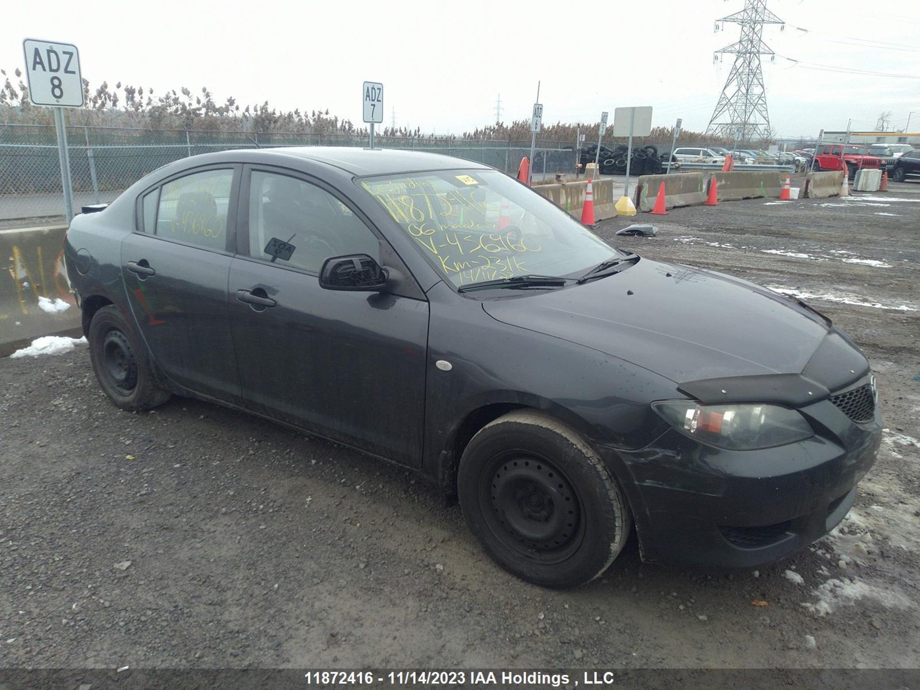 MAZDA 3 2006 jm1bk12f061436960