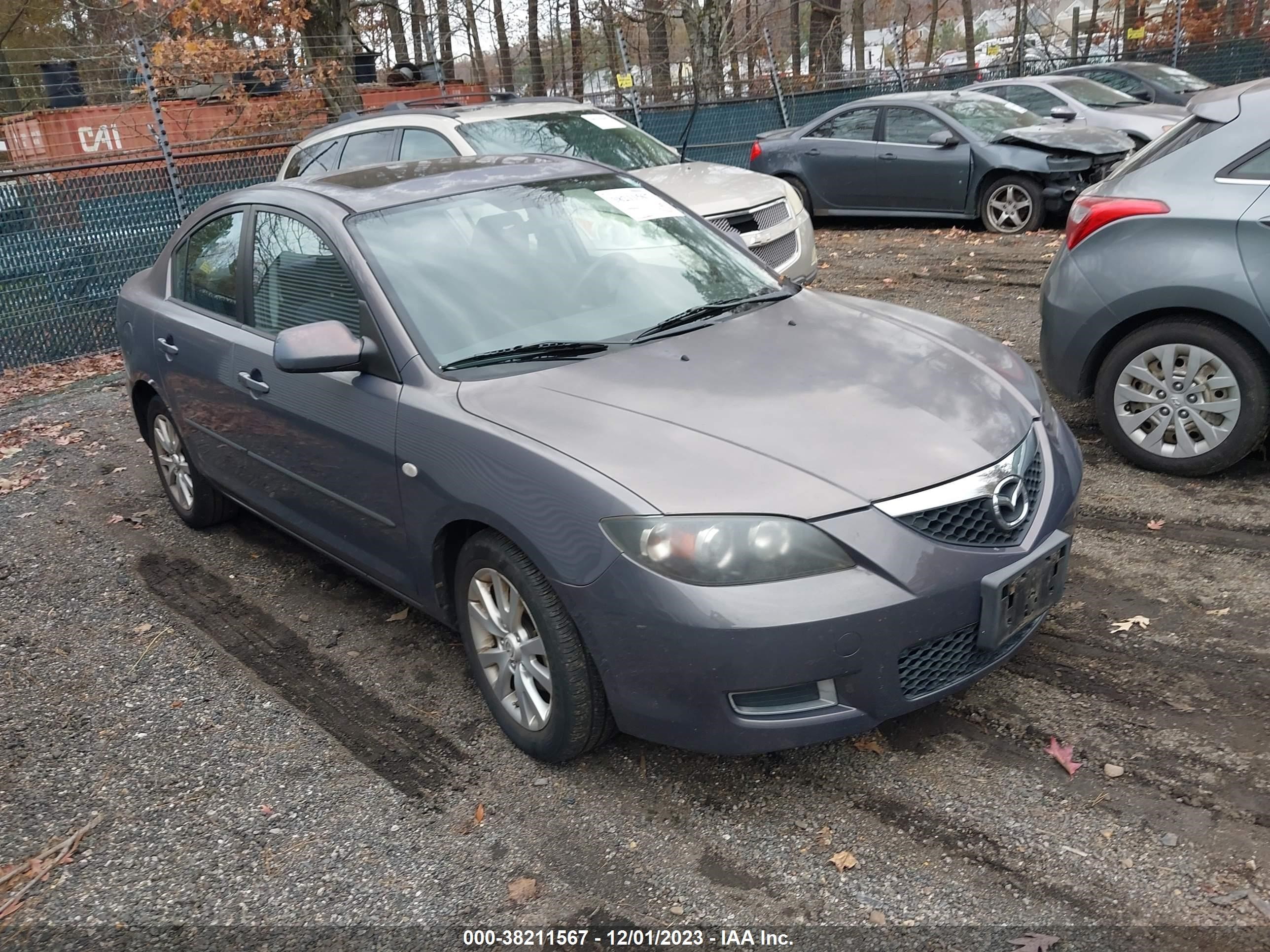 MAZDA 3 2007 jm1bk12f071676205