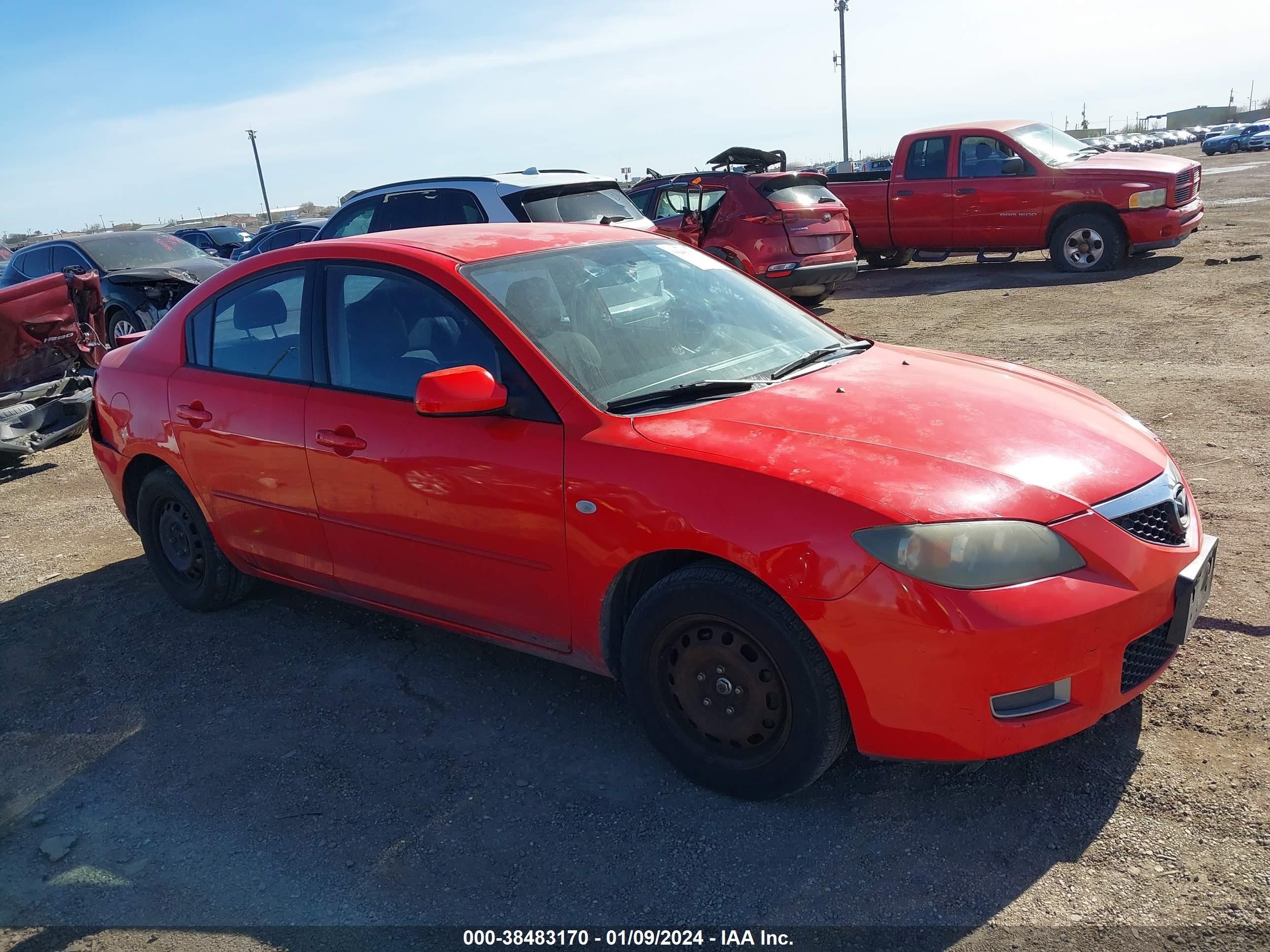 MAZDA 3 2008 jm1bk12f081787452