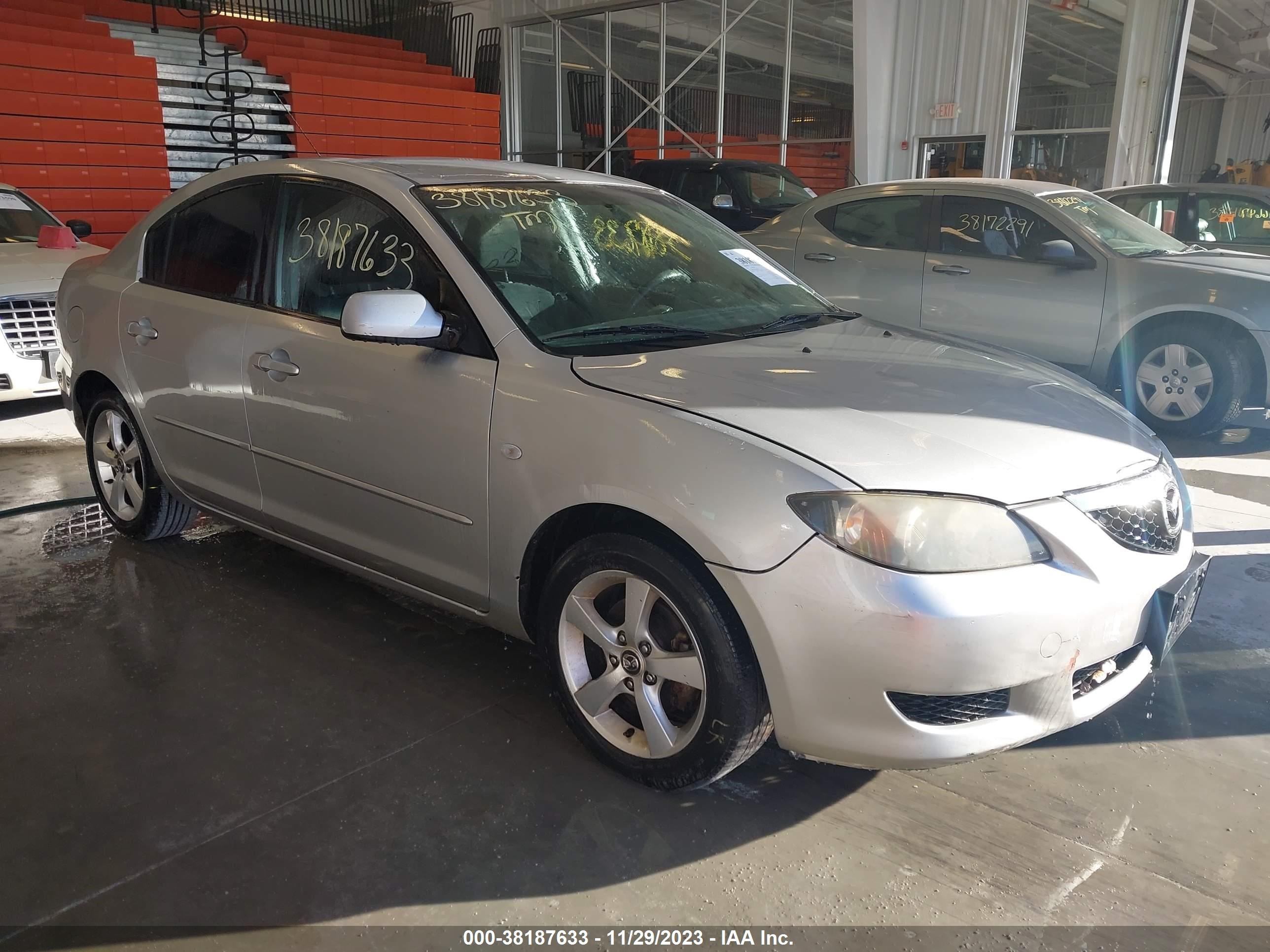 MAZDA 3 2006 jm1bk12f261524960