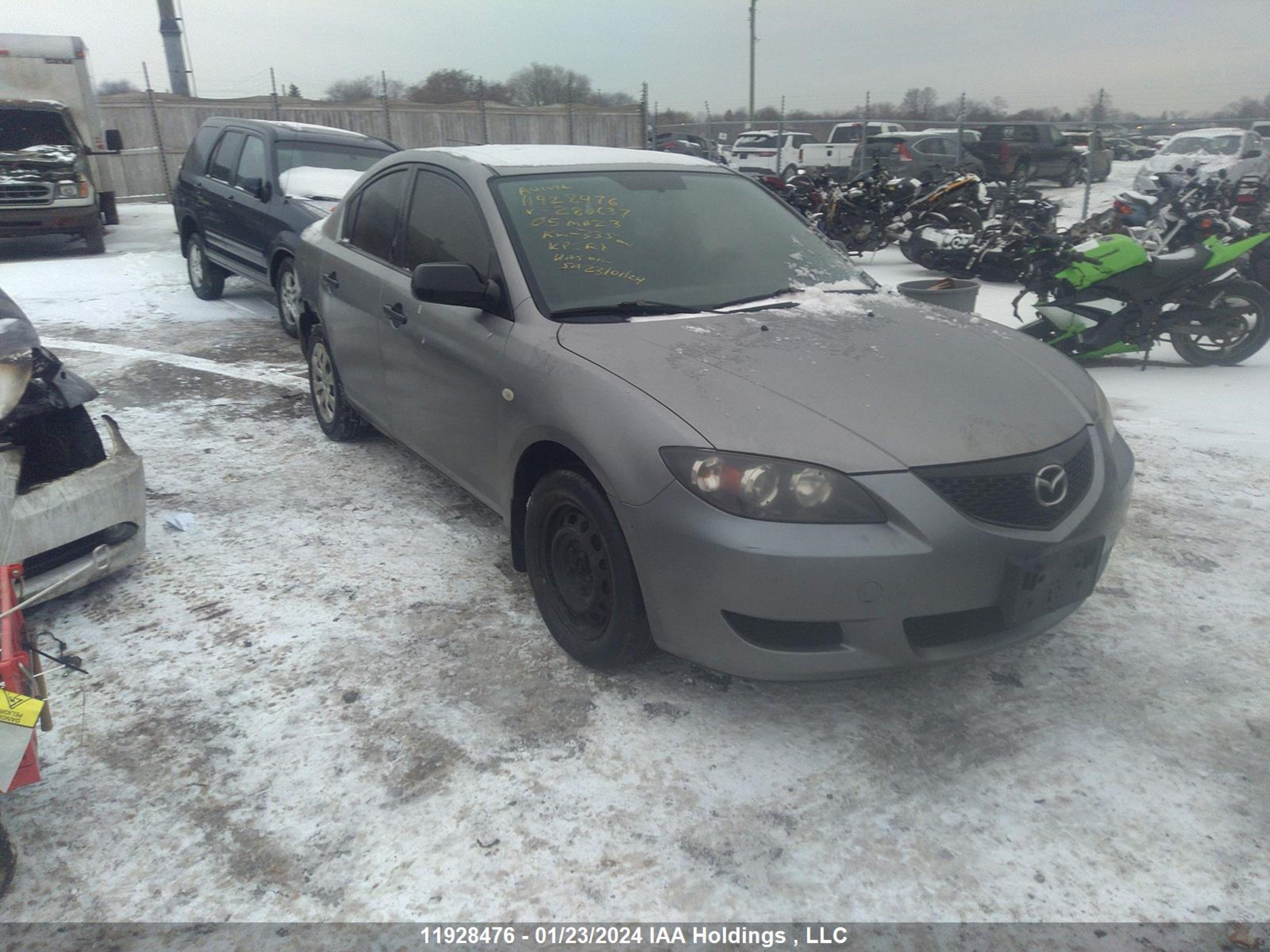 MAZDA 3 2005 jm1bk12f351280637