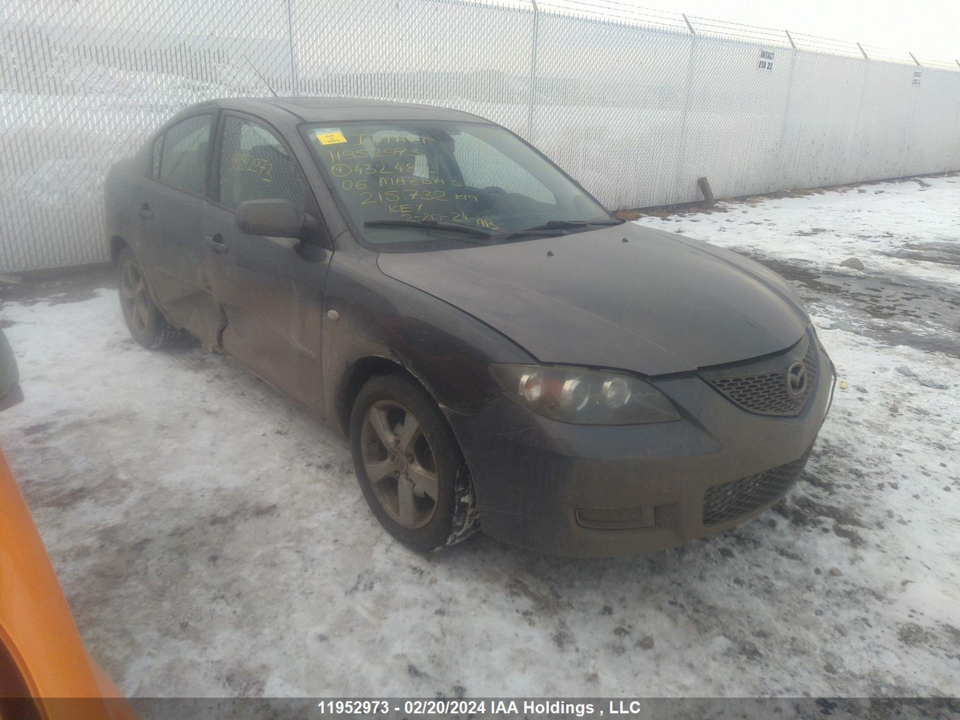 MAZDA 3 2006 jm1bk12f361432482