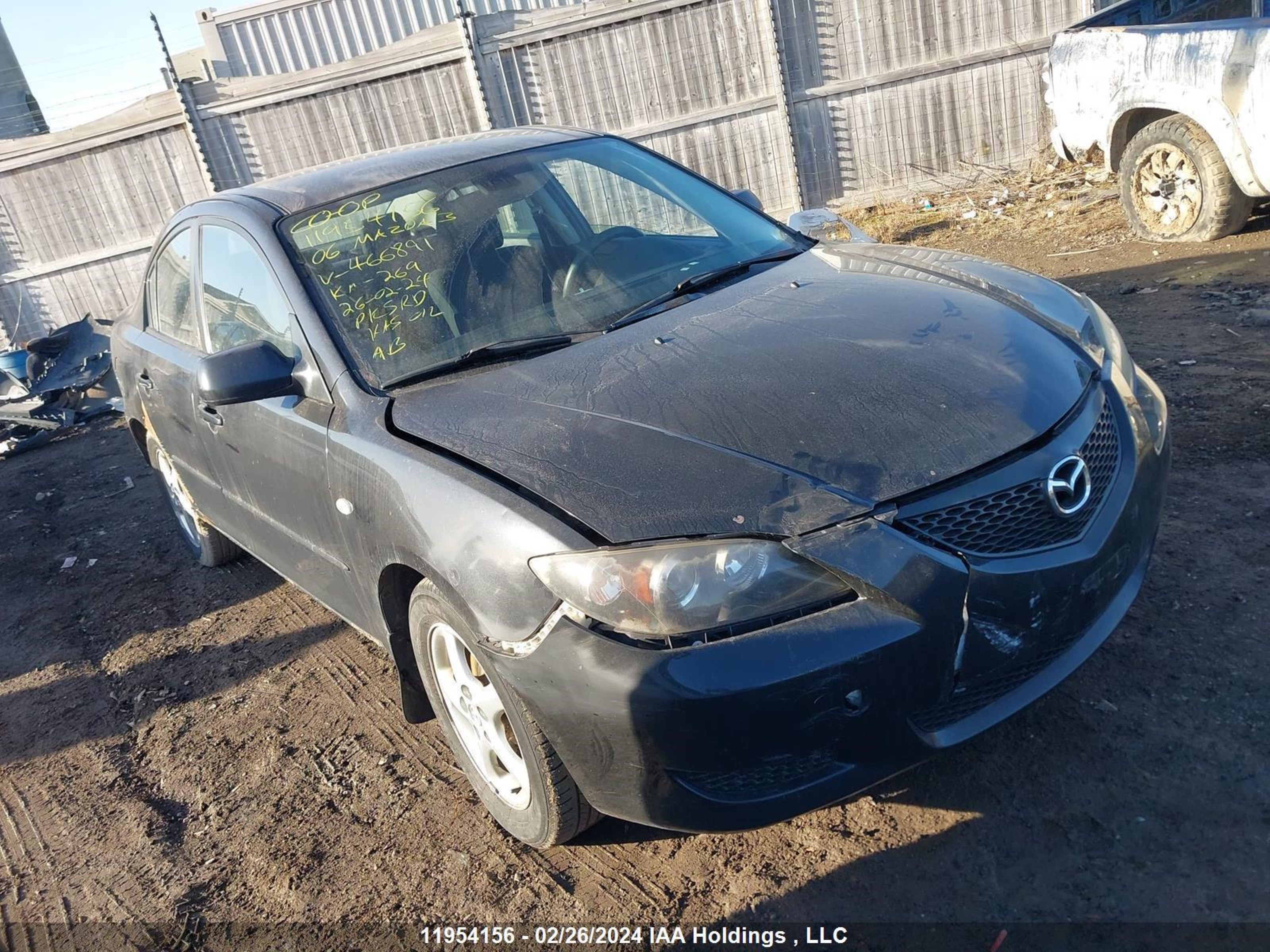 MAZDA 3 2006 jm1bk12f361466891