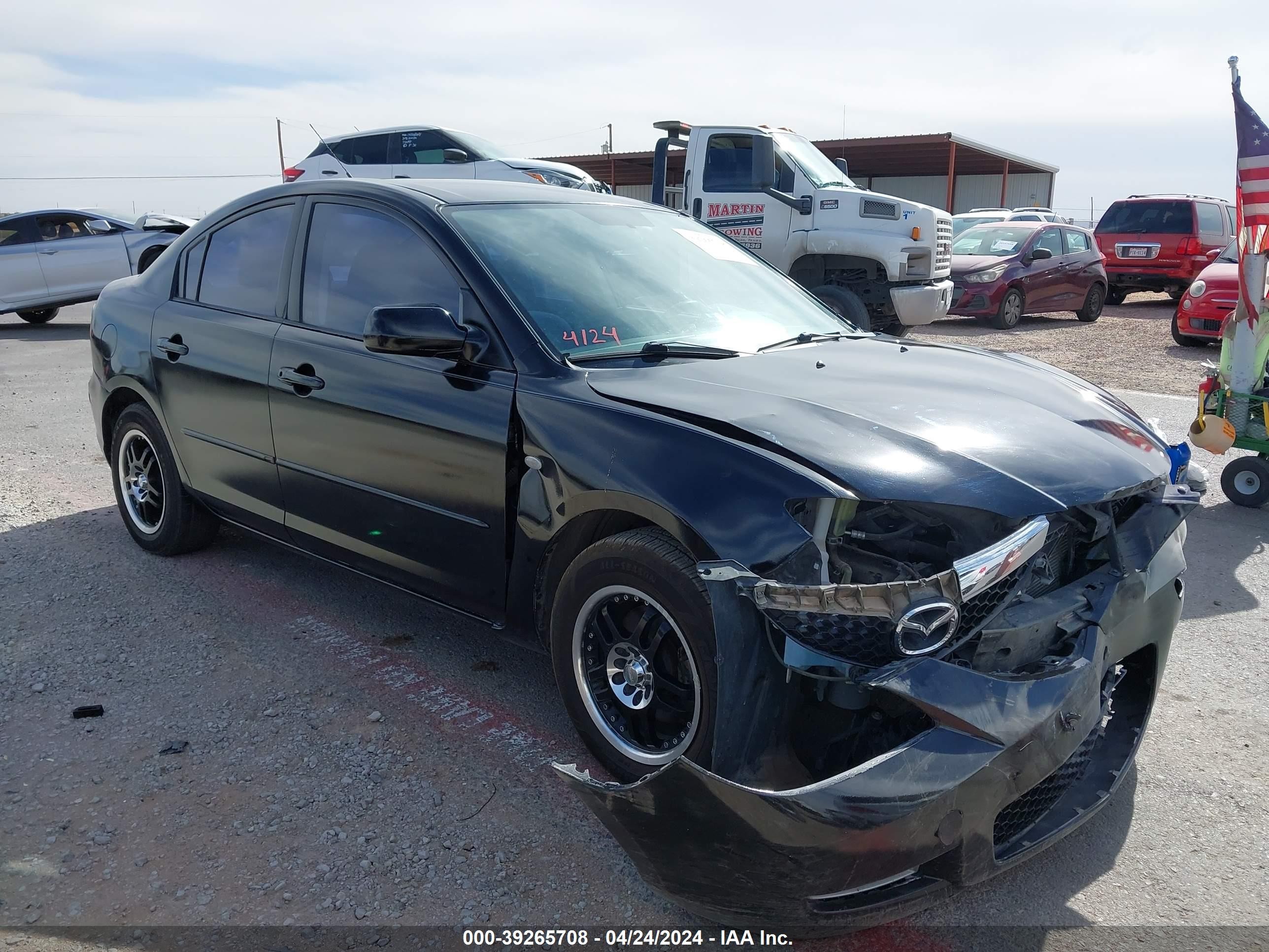 MAZDA 3 2007 jm1bk12f471625340