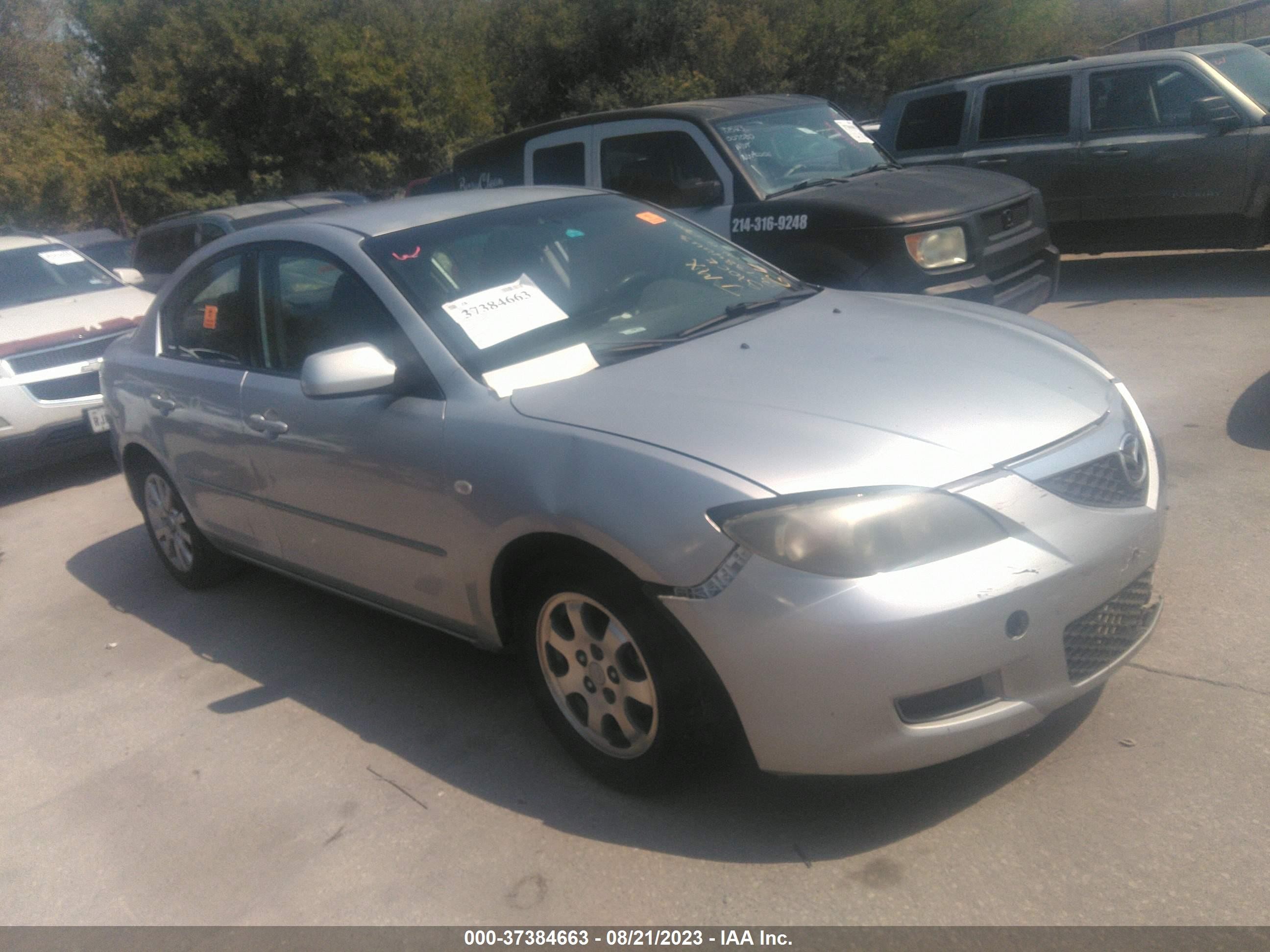 MAZDA 3 2007 jm1bk12f771627468