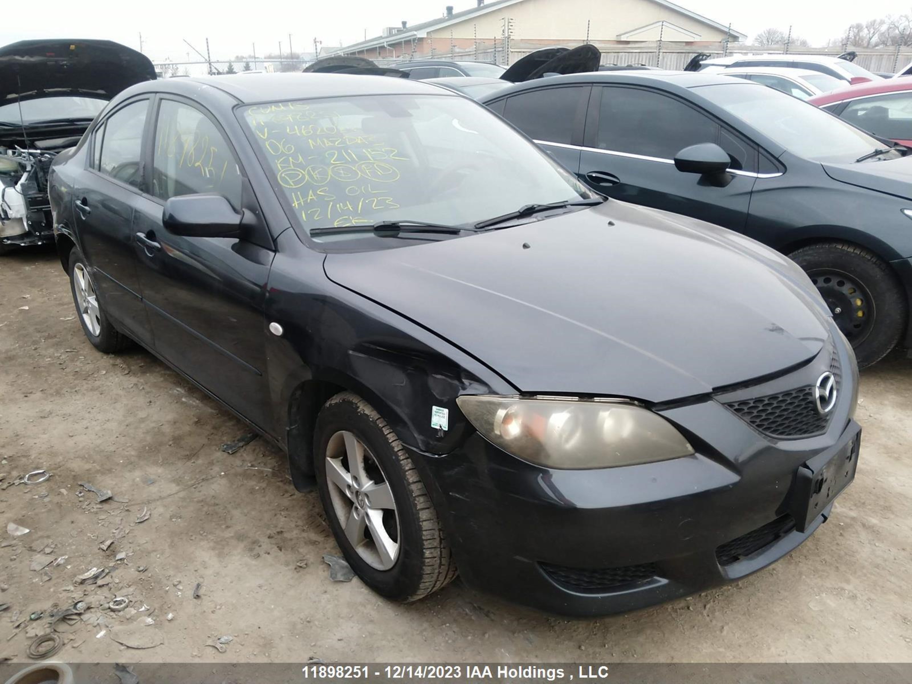 MAZDA 3 2006 jm1bk12f961462022