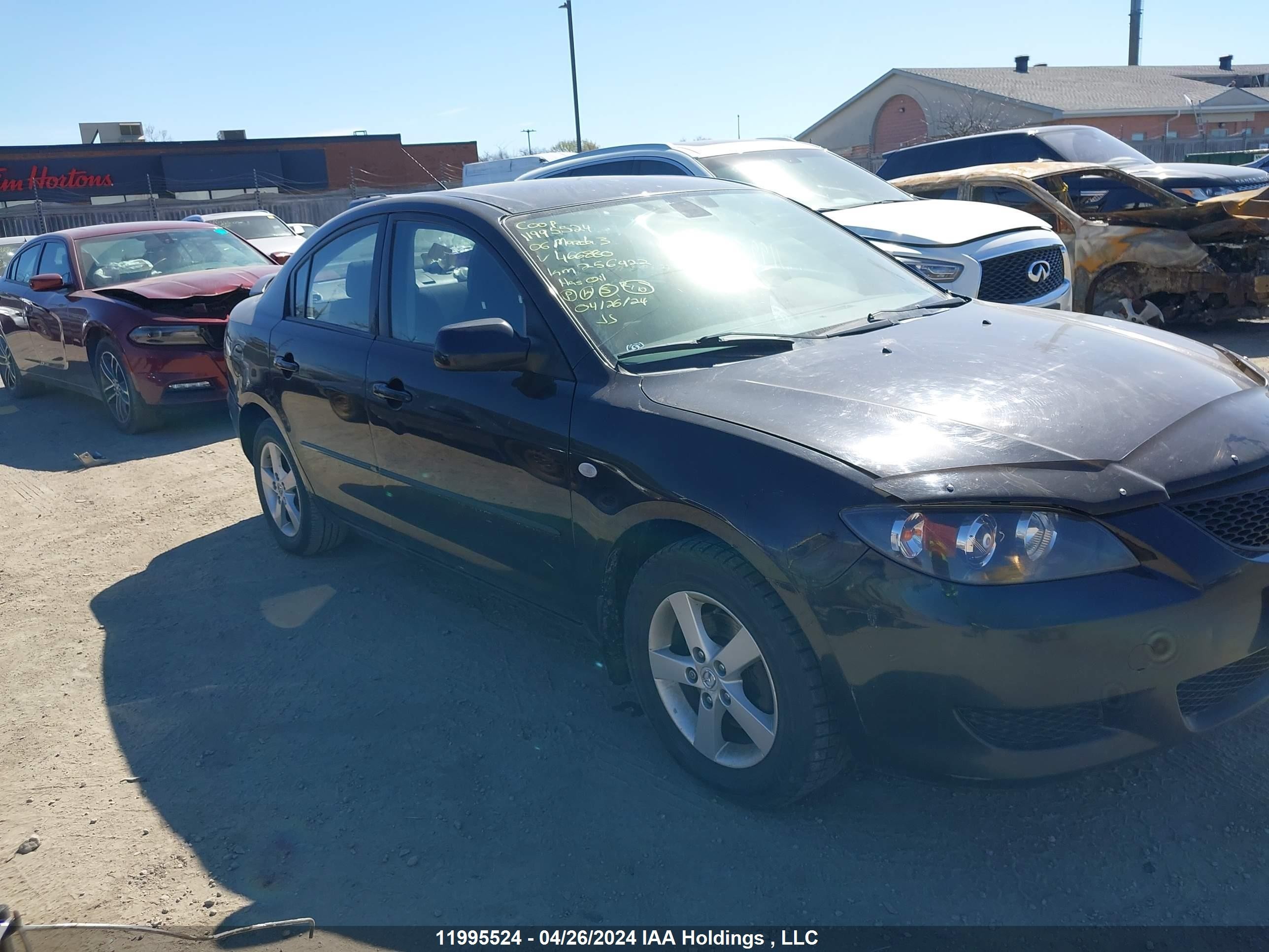 MAZDA 3 2006 jm1bk12f961466880