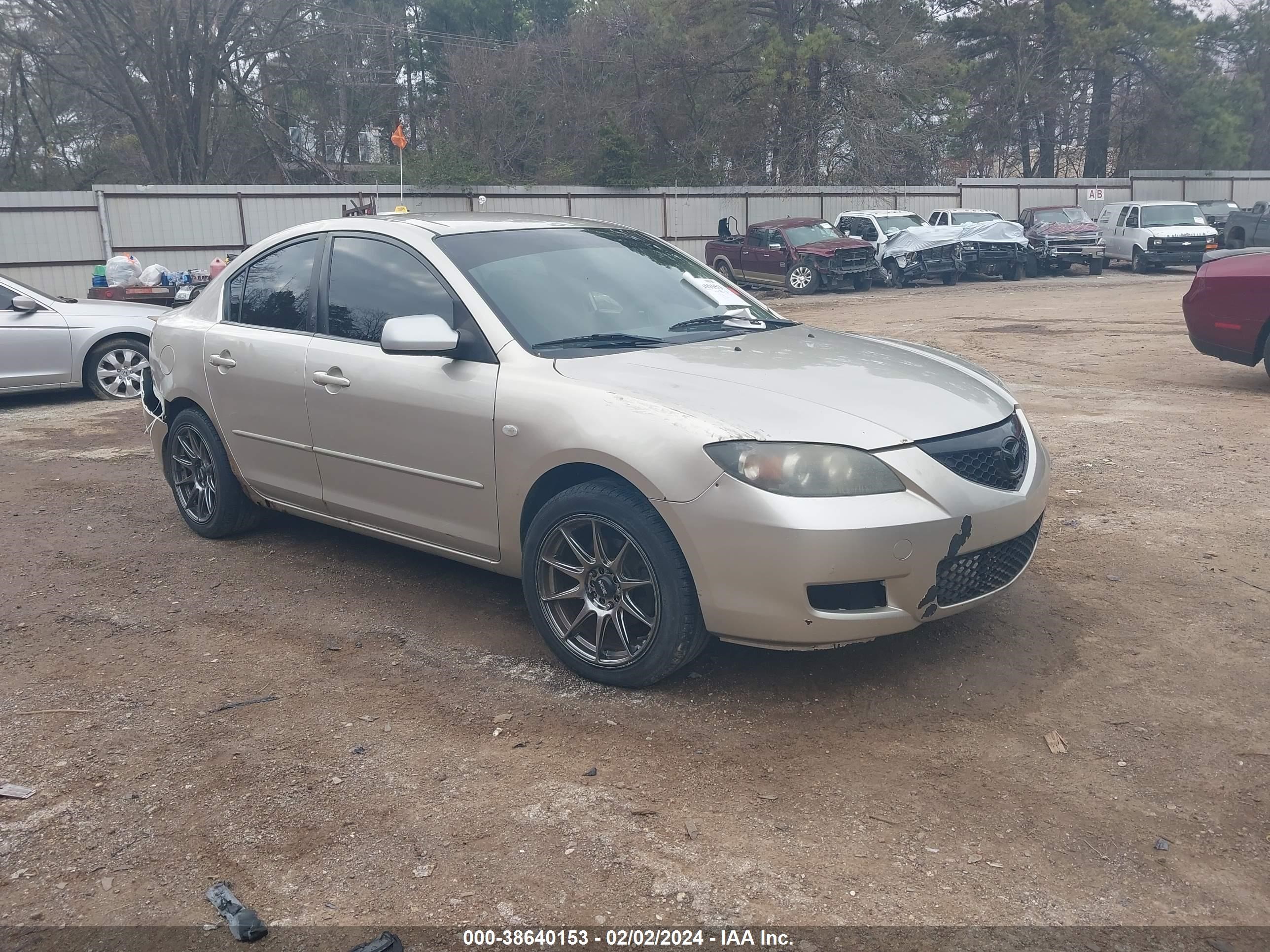 MAZDA 3 2007 jm1bk12fx71716676