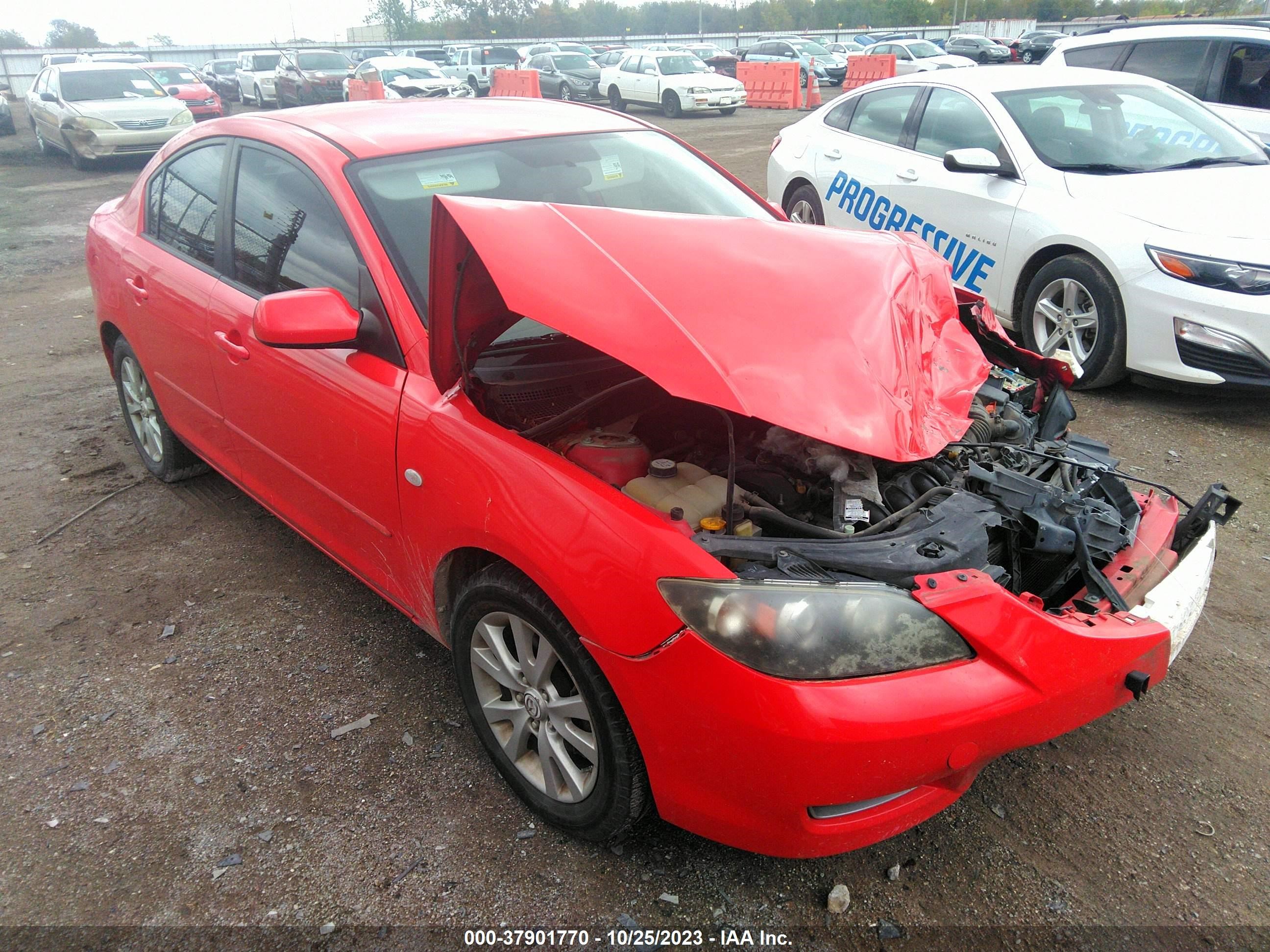 MAZDA 3 2007 jm1bk12fx71747197