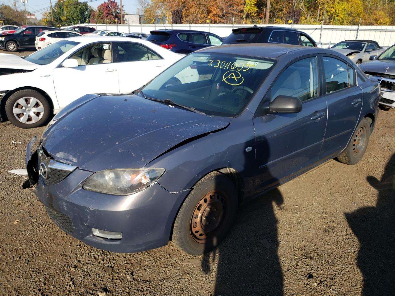 MAZDA 3 2007 jm1bk12g071756497