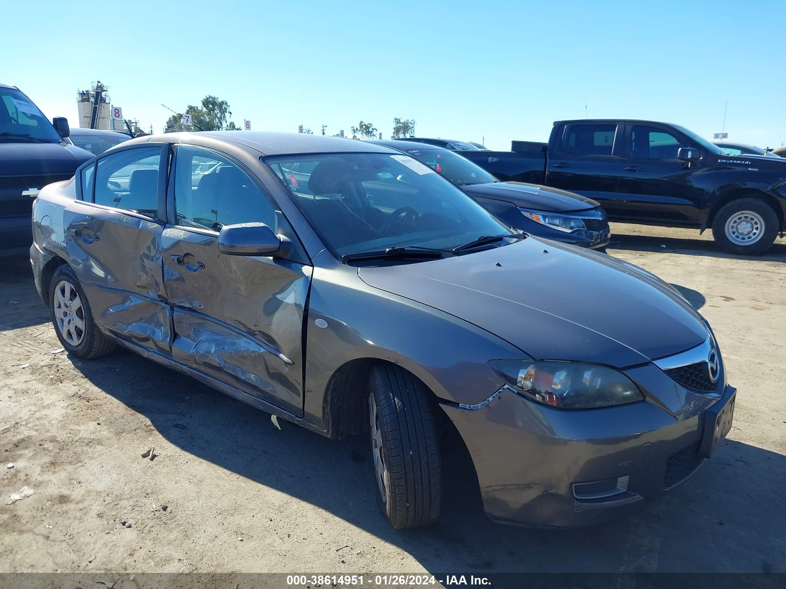 MAZDA 3 2007 jm1bk12g171642606