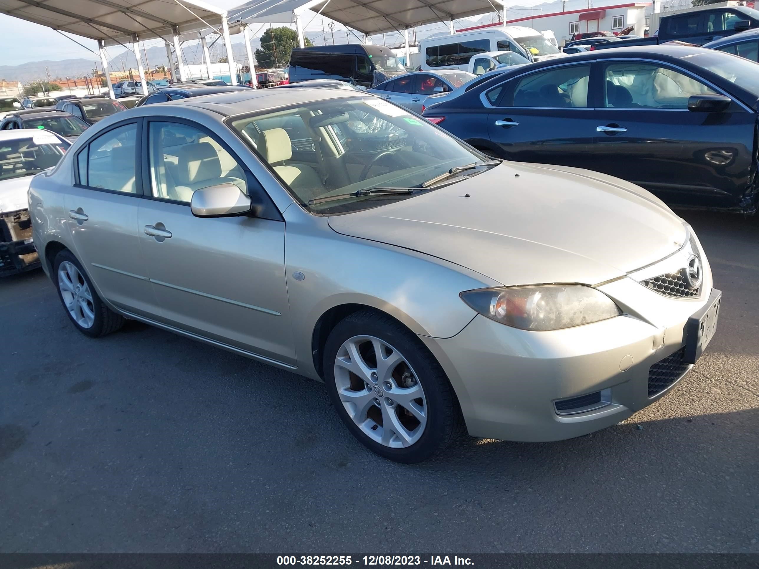 MAZDA 3 2008 jm1bk12g181856805