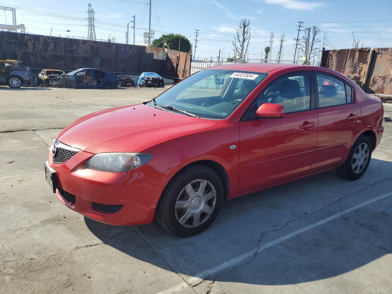 MAZDA 3 2006 jm1bk12gx61495345