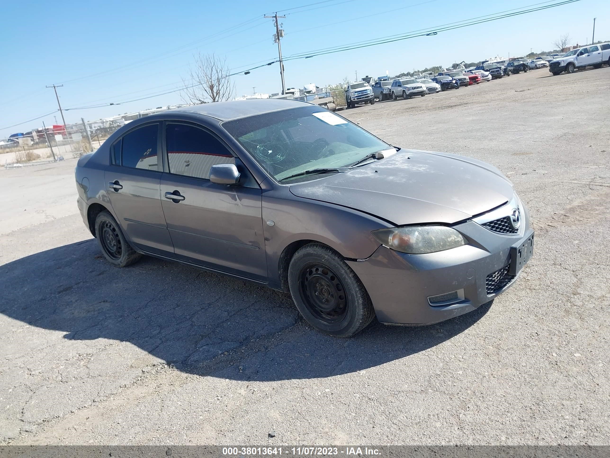 MAZDA 3 2008 jm1bk12gx81800927