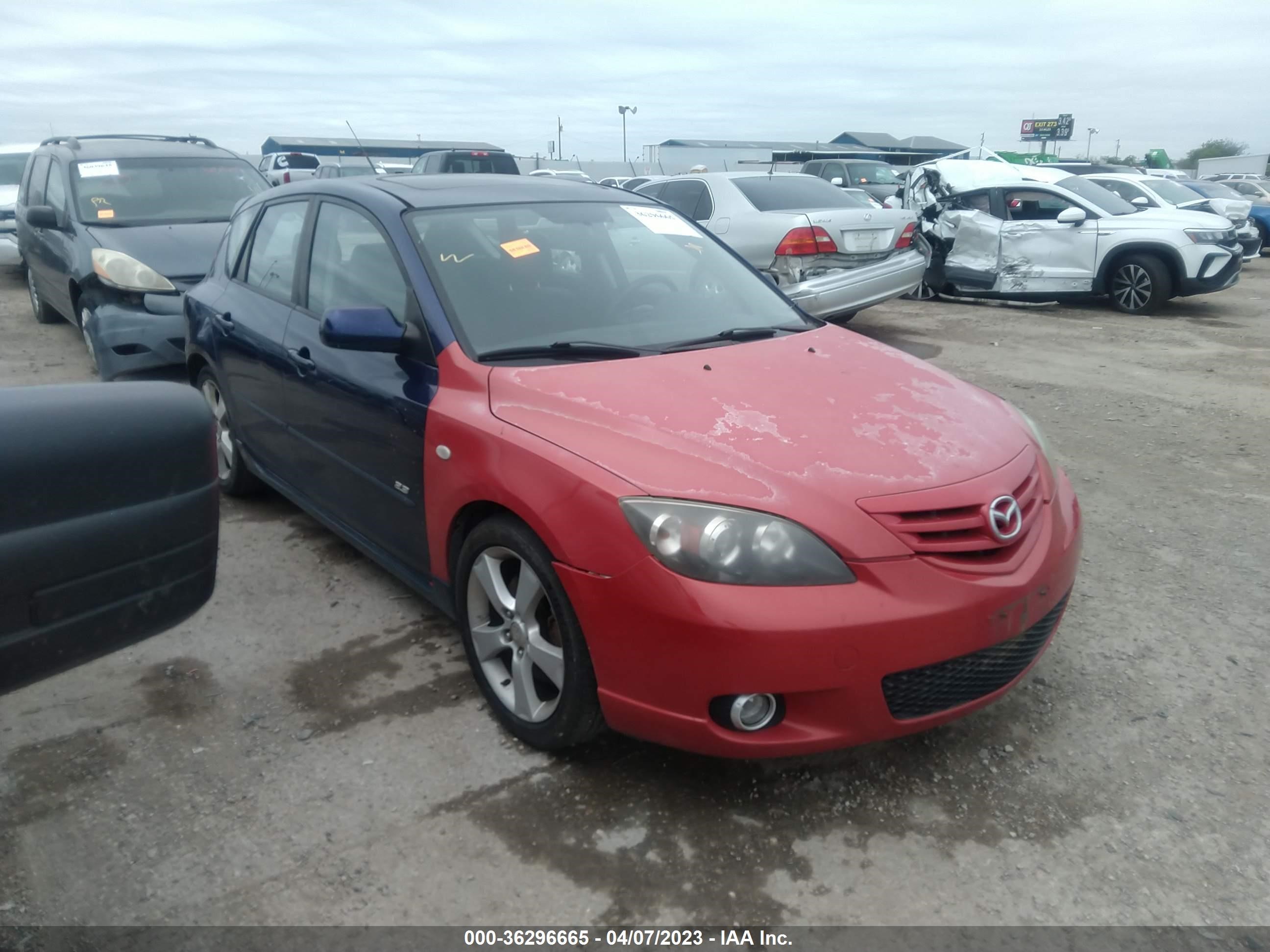 MAZDA 3 2004 jm1bk143241164072