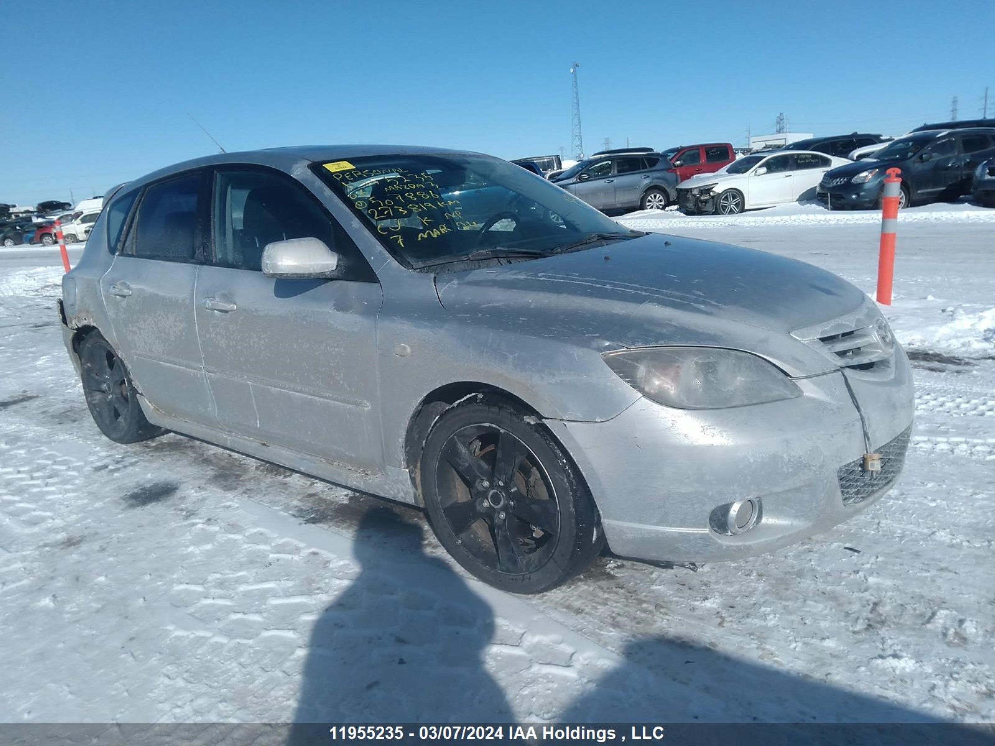 MAZDA 3 2006 jm1bk143461507886