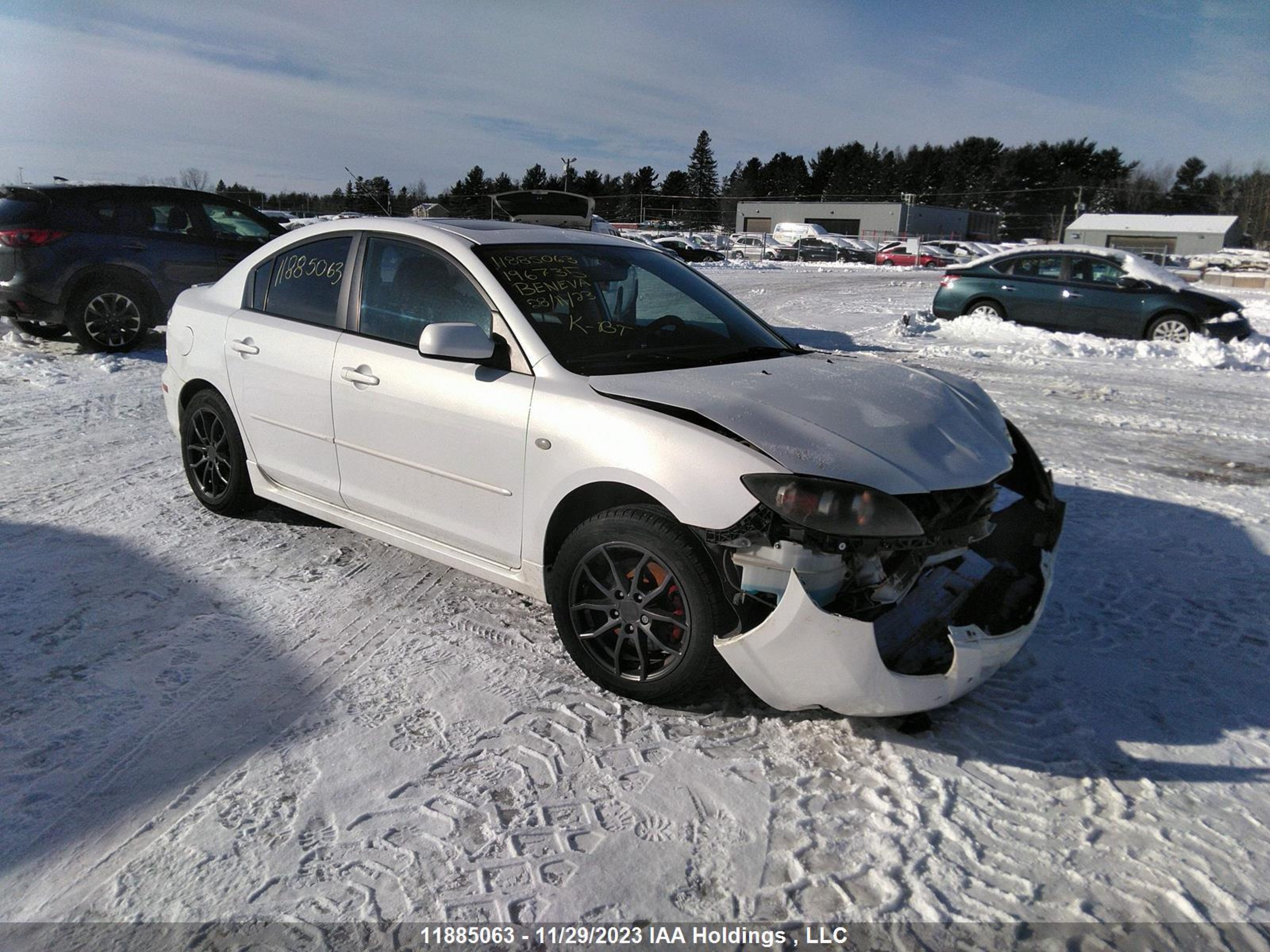 MAZDA 3 2009 jm1bk323091196735