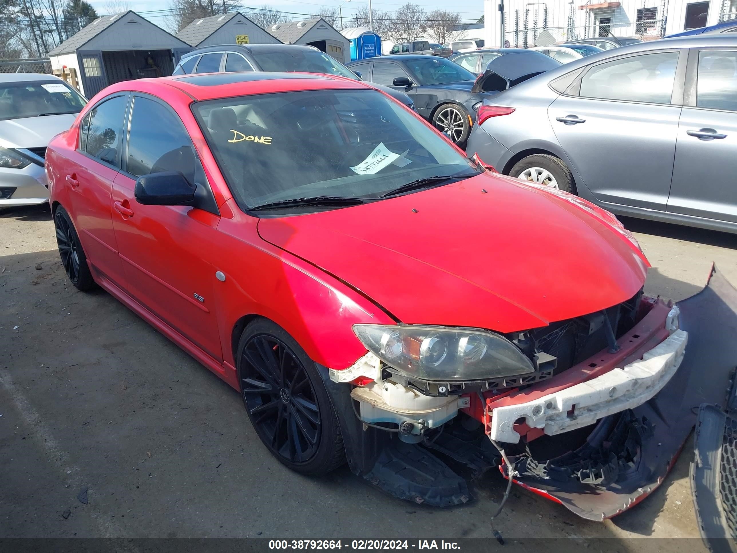 MAZDA 3 2007 jm1bk323171621084